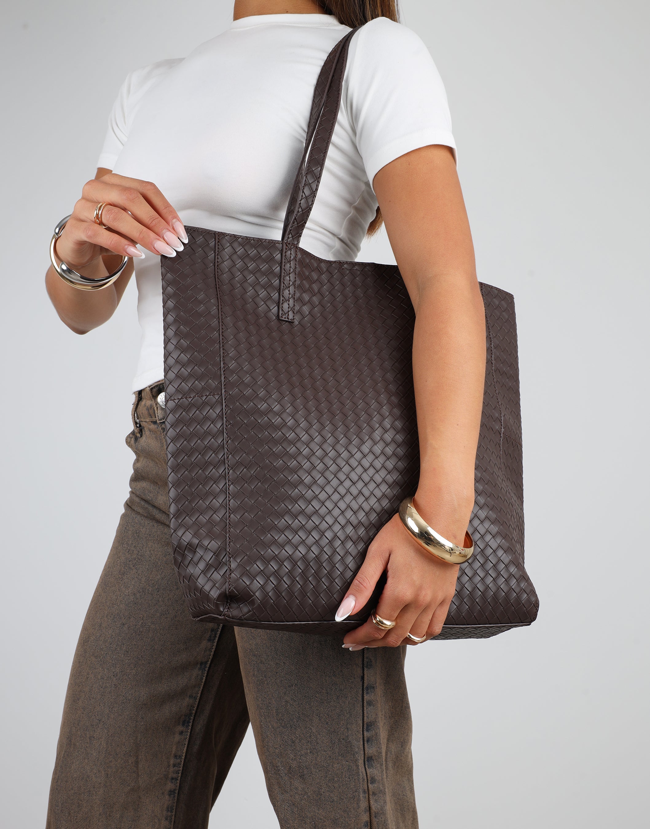 Annie Brown Woven Large Tote Bag | SIMMI London
