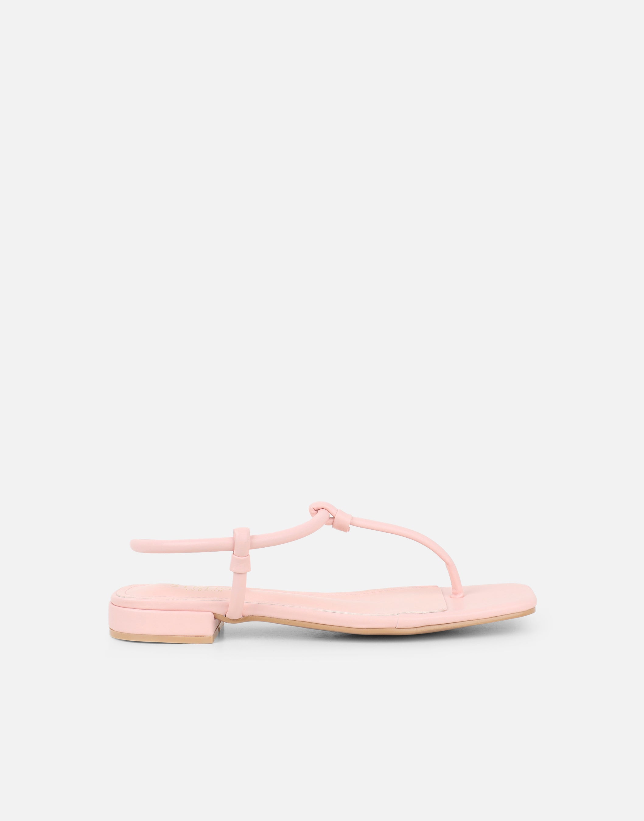 Hanna Pink Flat Strappy Sandals | SIMMI London