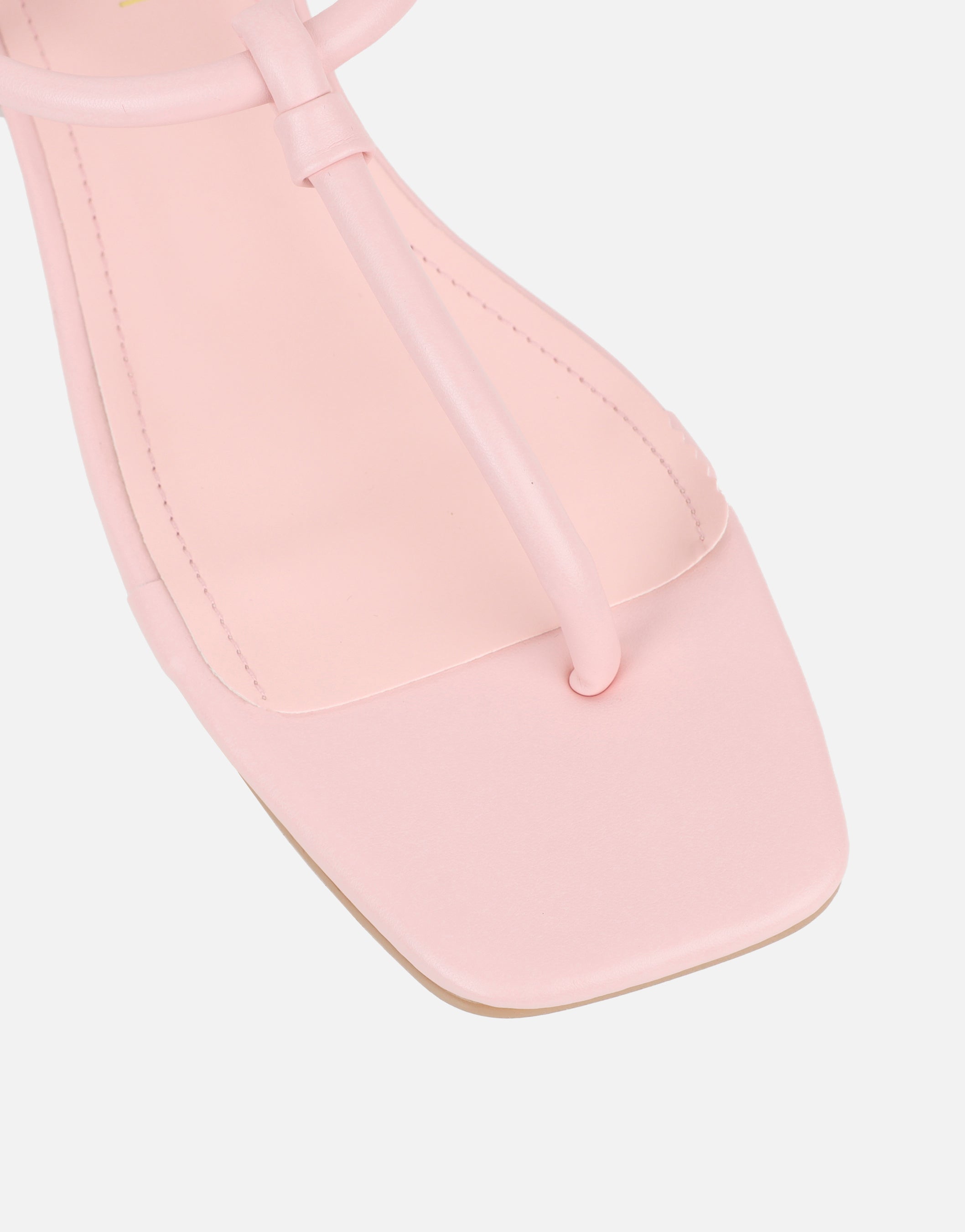 Hanna Pink Flat Strappy Sandals | SIMMI London
