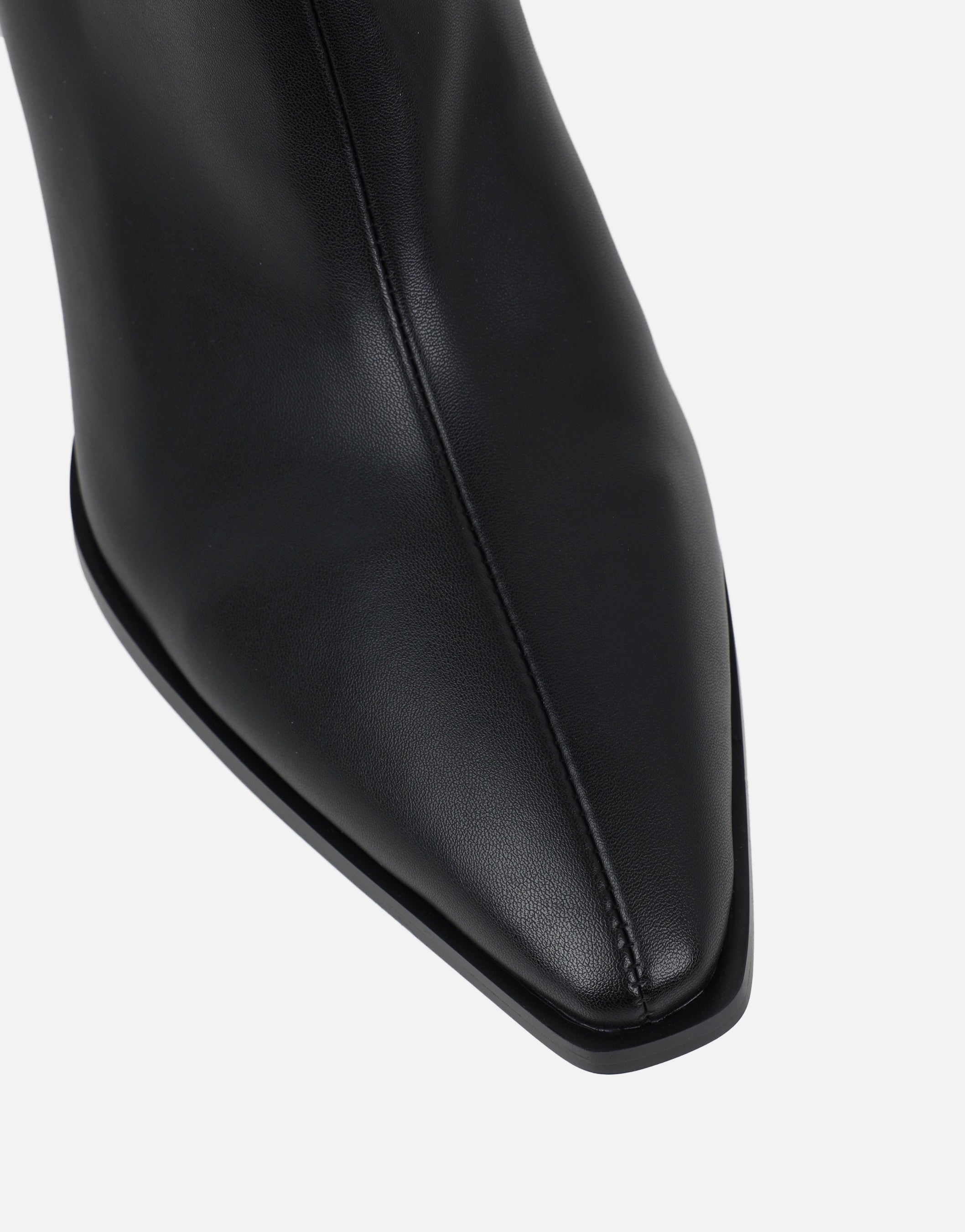 Bark Black Block Heeled Ankle Boots | SIMMI London