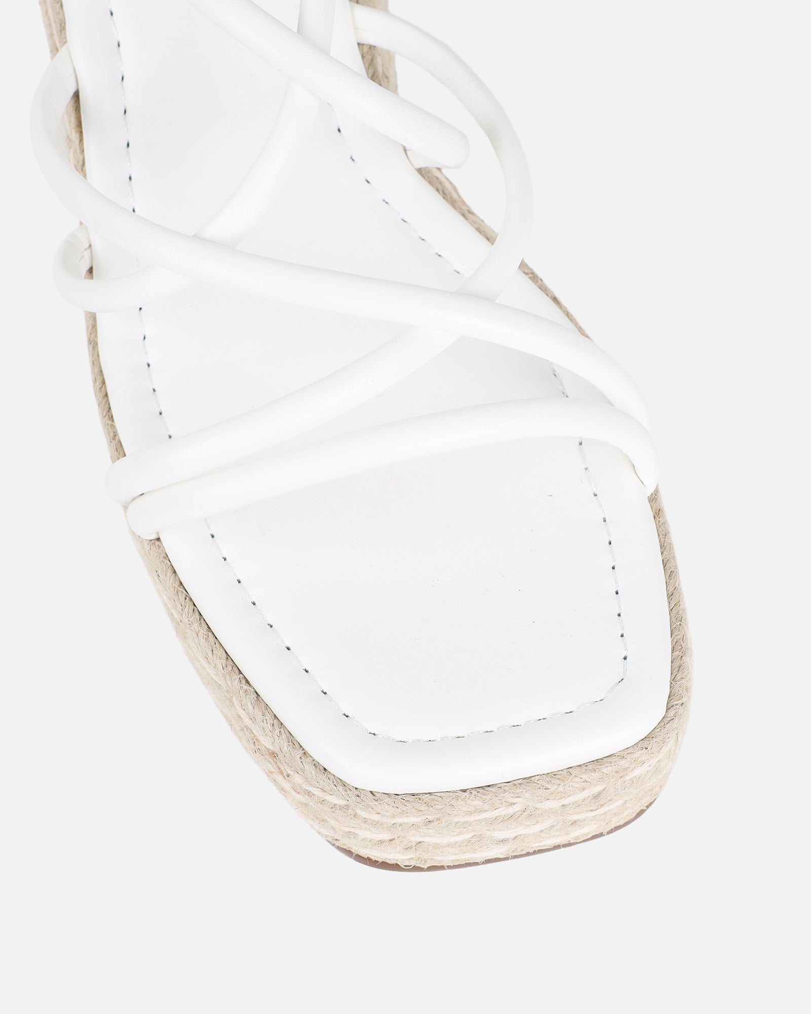 Belise White Wedge Heels | SIMMI London