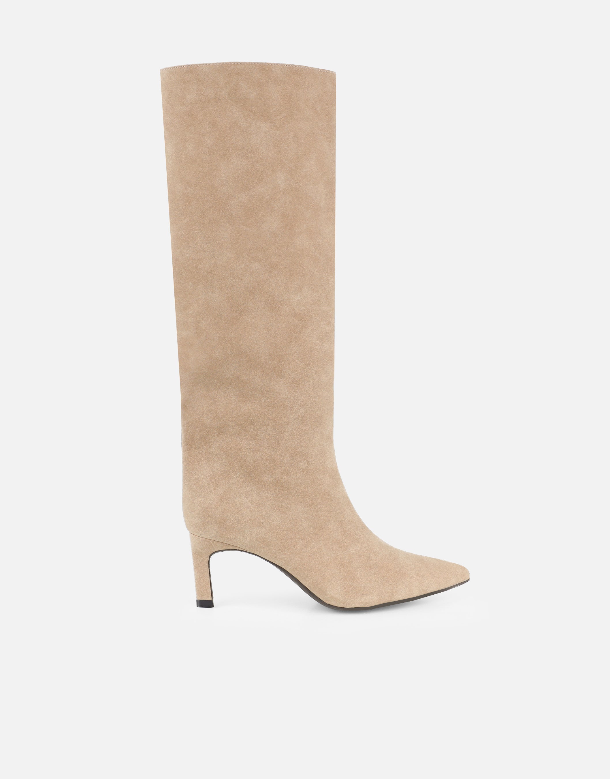 Benz taupe suede knee high boot | SIMMI London