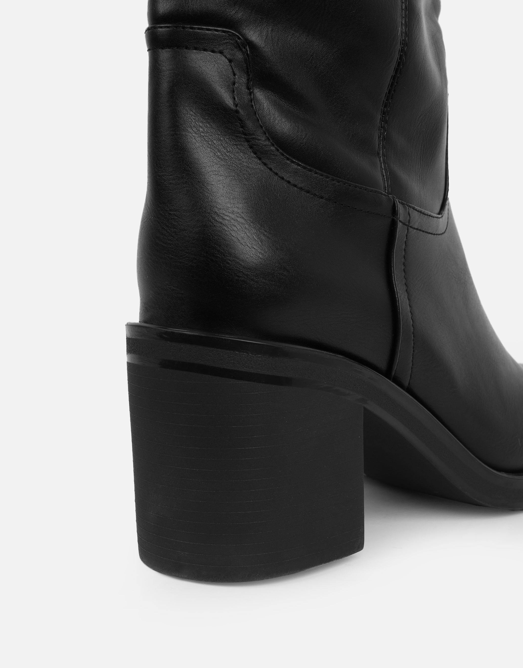 Jai Black Knee High Riding Boots | SIMMI London