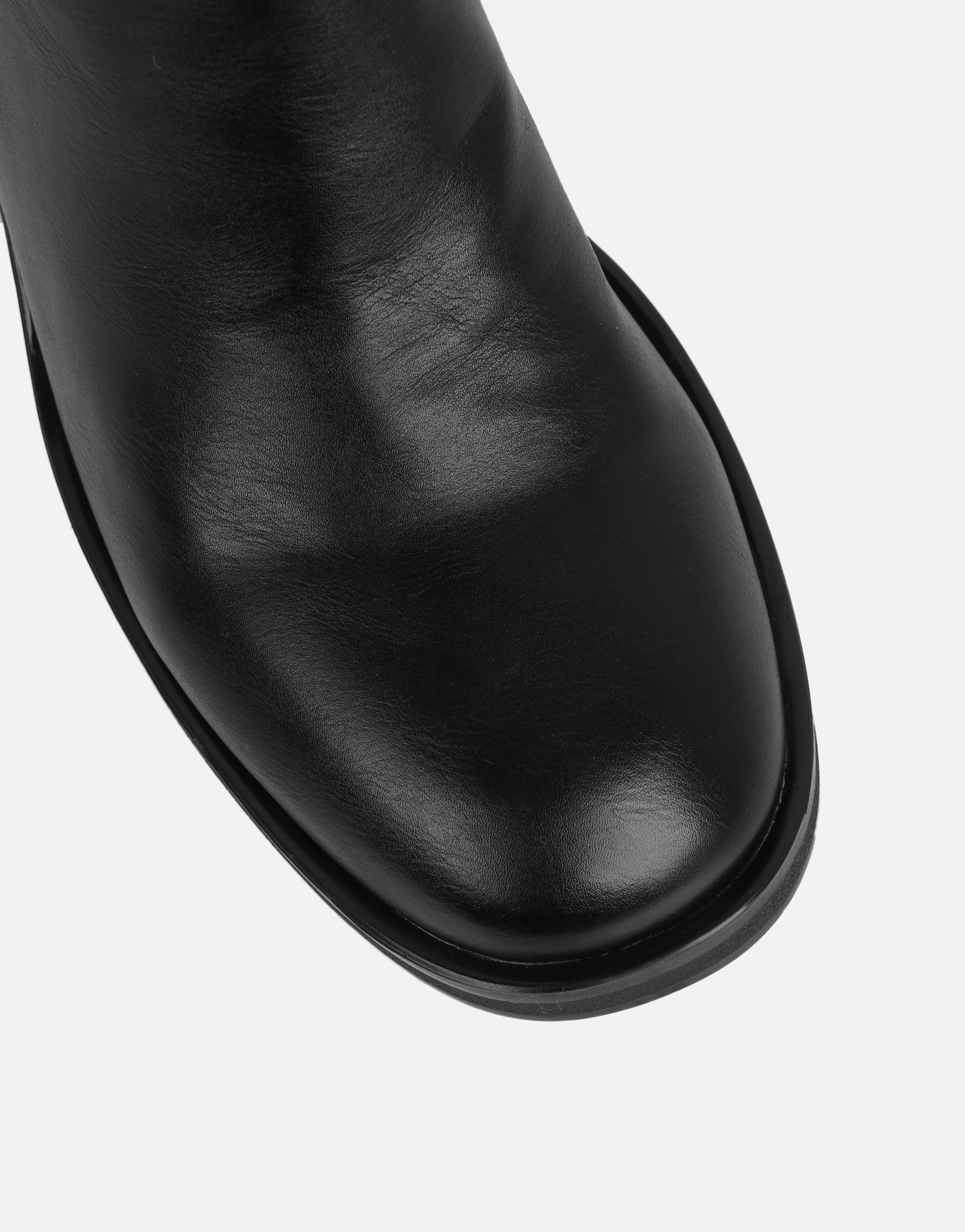 Jai Black Knee High Riding Boots | SIMMI London
