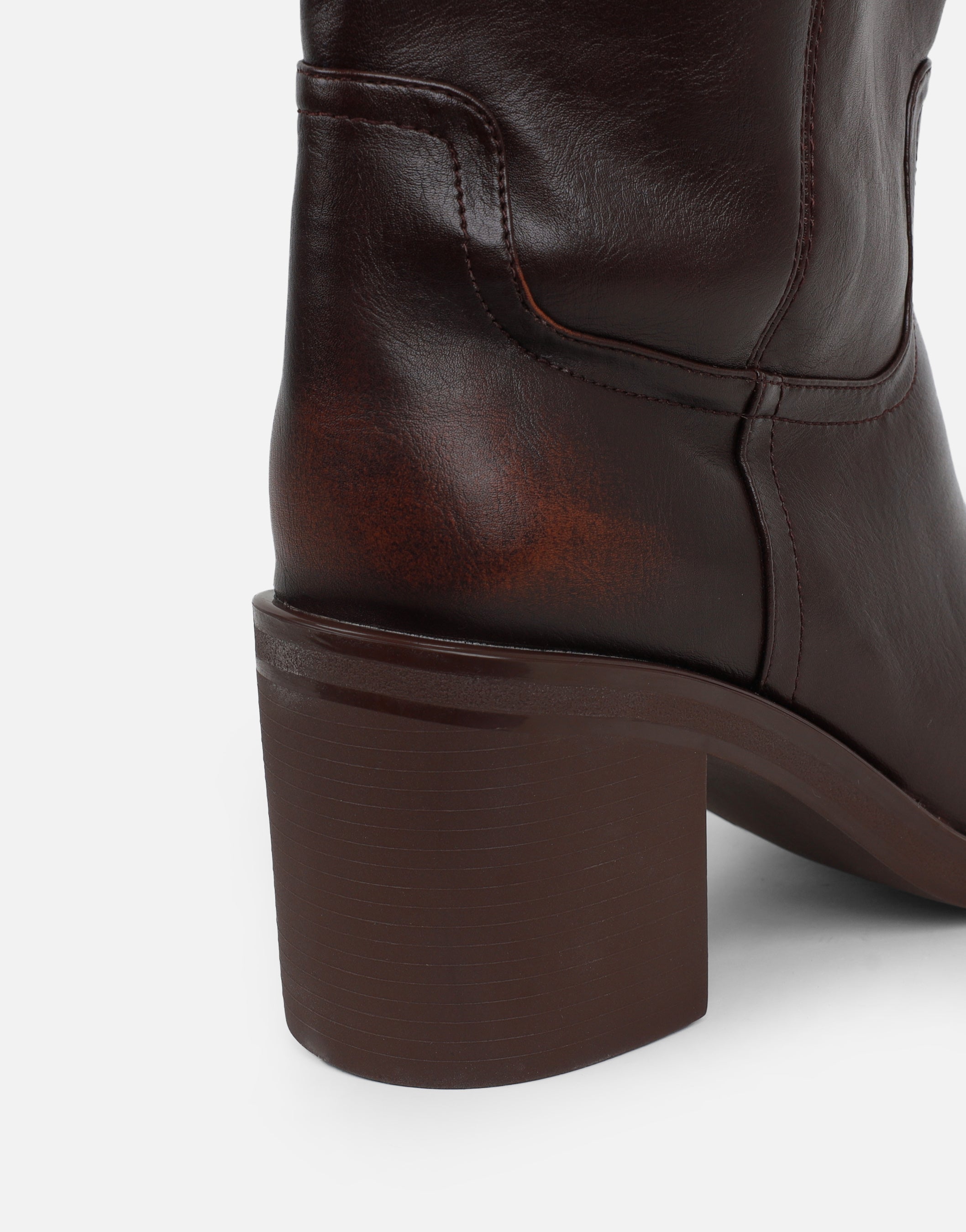 Jai Brown Knee High Riding Boots | SIMMI London