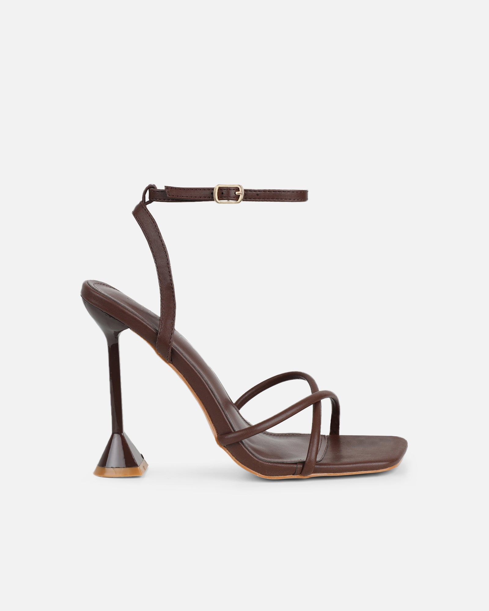 Cairo Brown Heeled Sandals | SIMMI London
