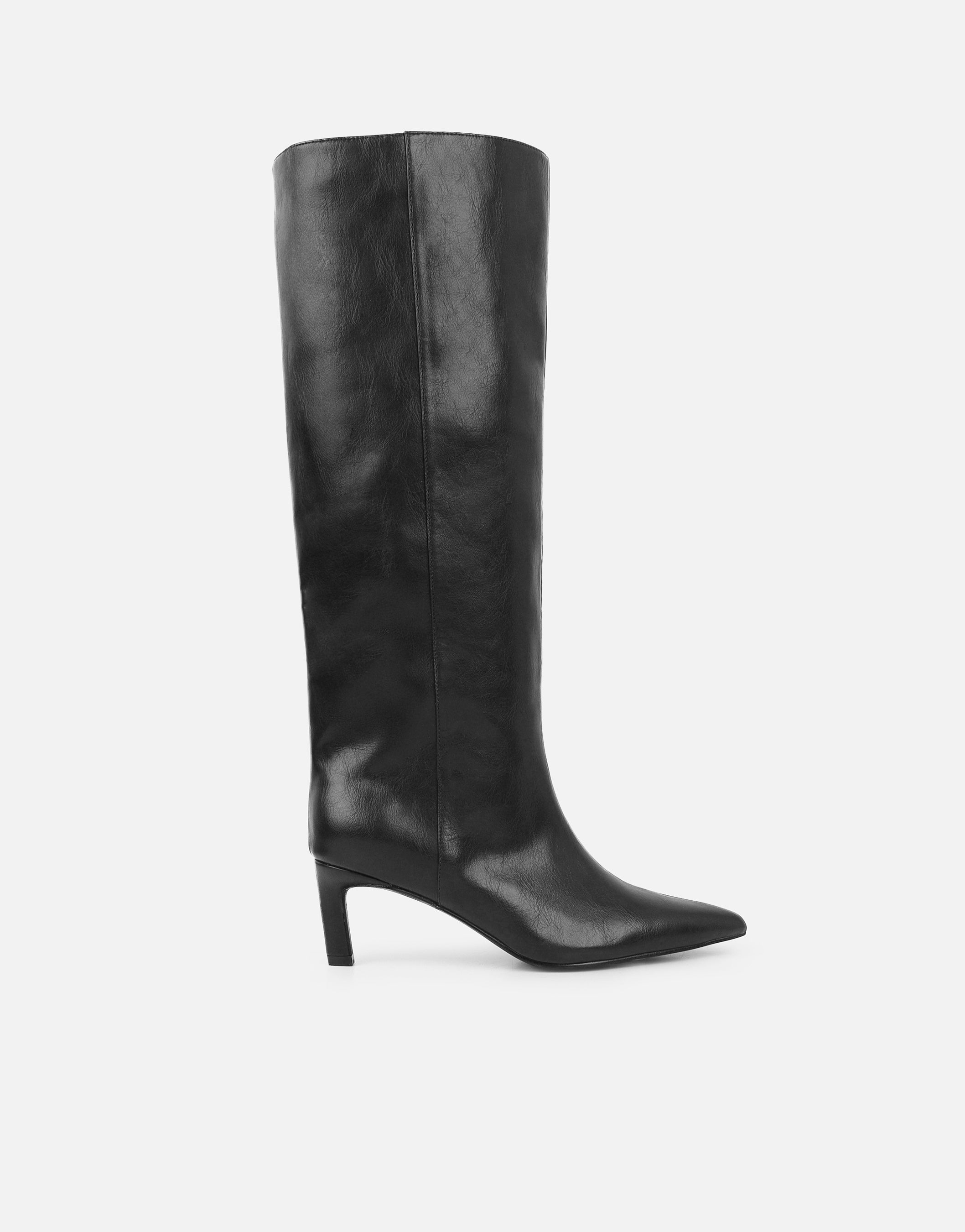 Nash Black Heeled Boots | SIMMI London