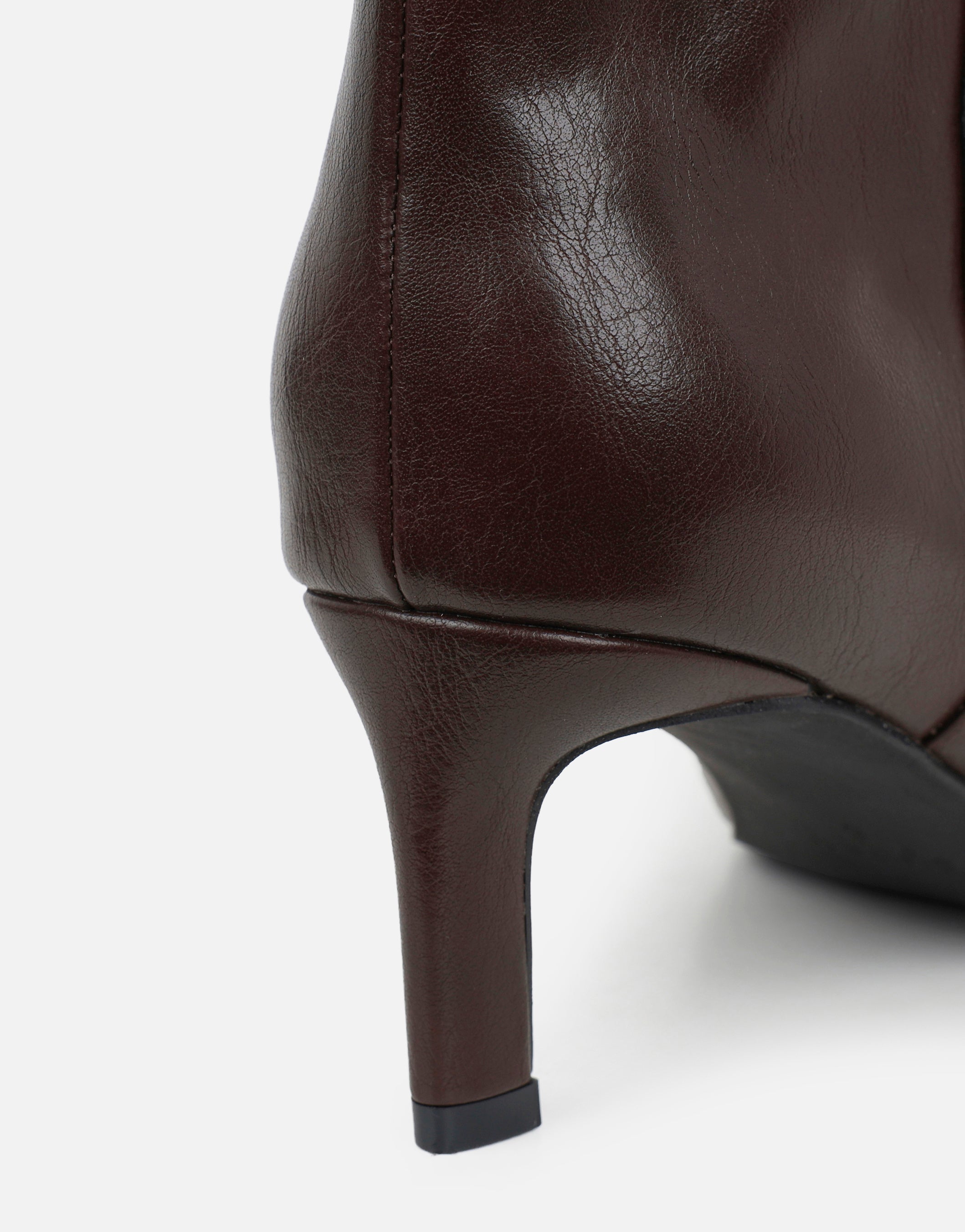 Nash Brown Knee High Heeled Boots | SIMMI London