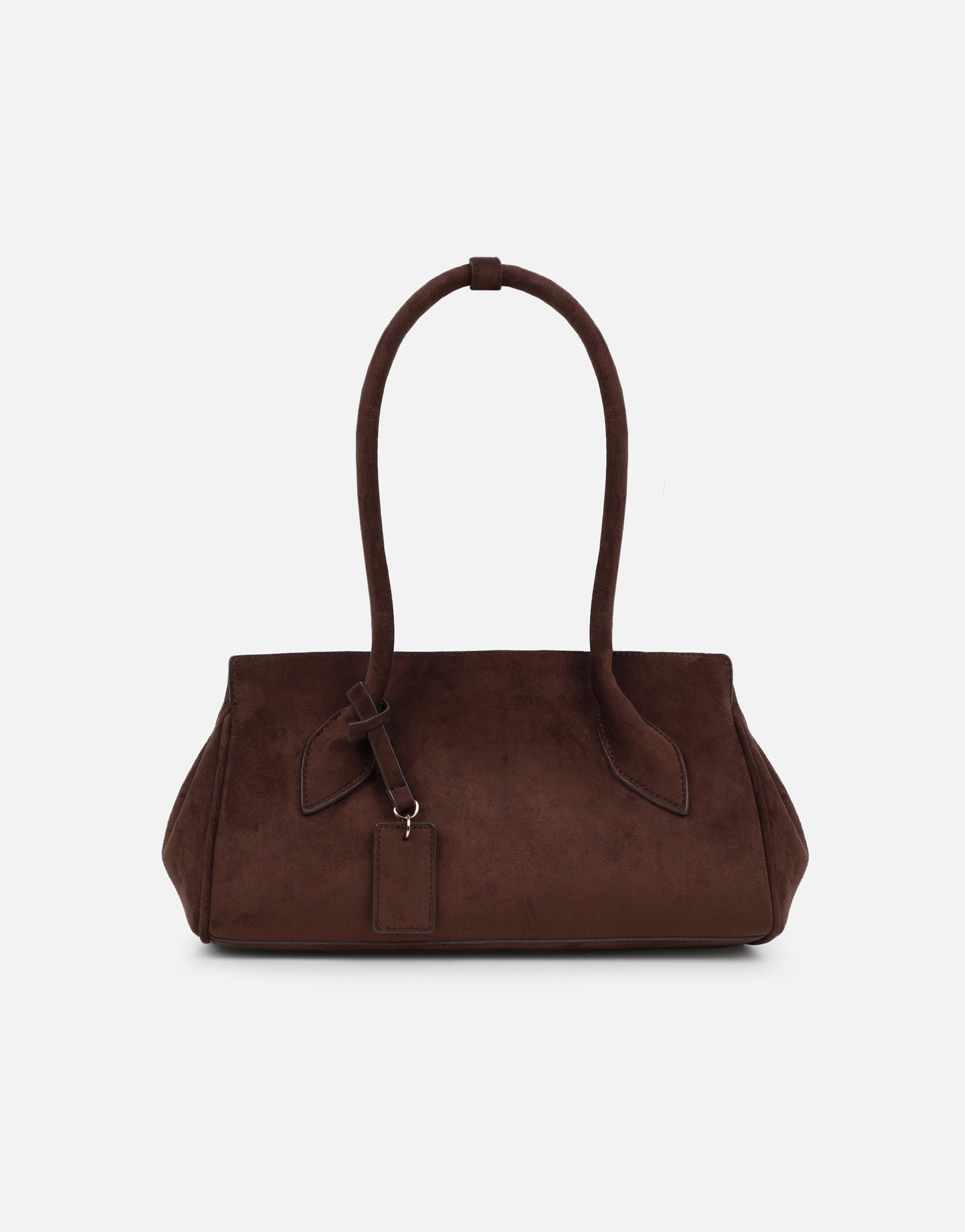 Calanthe Brown Suede Handbag | SIMMI London