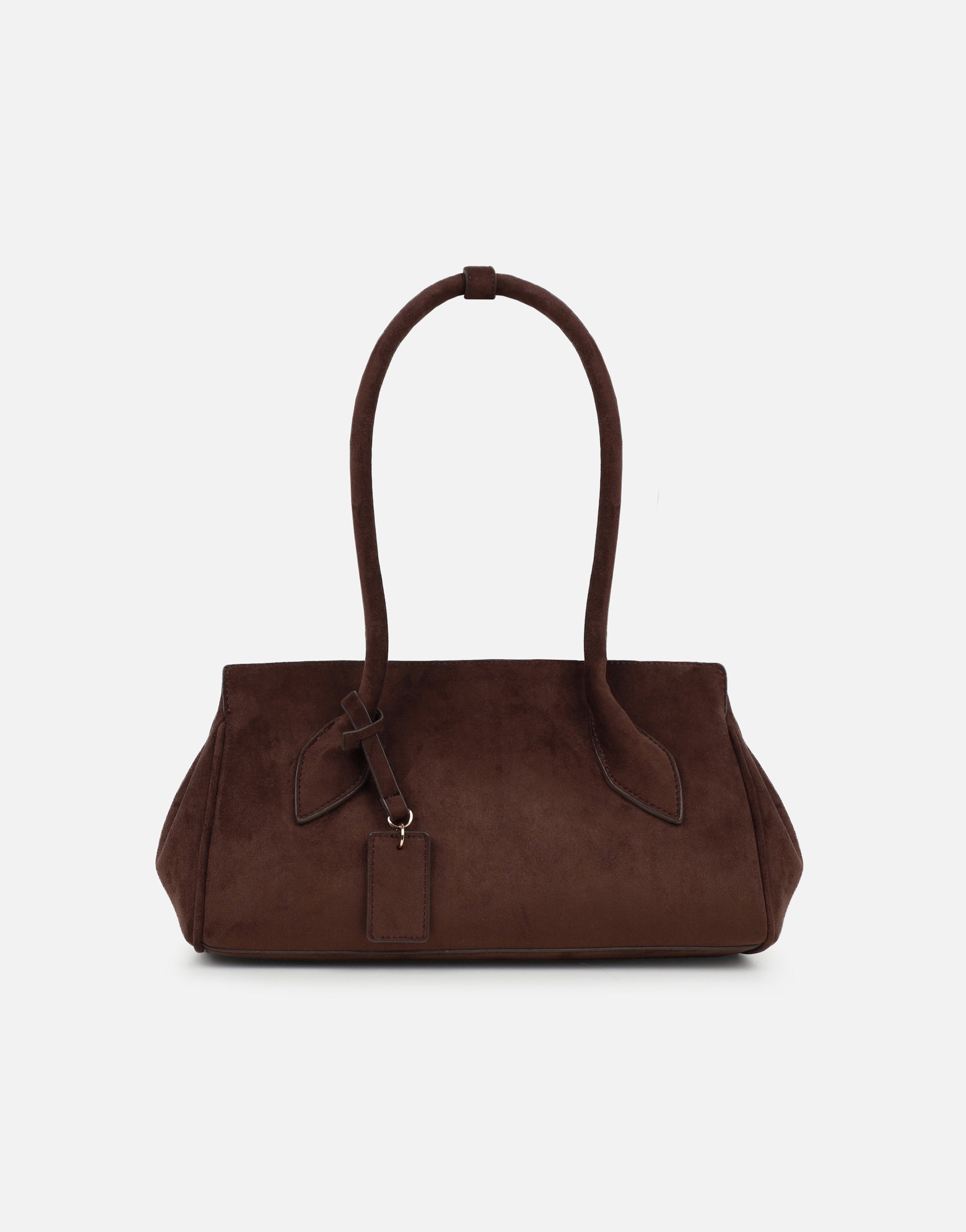 Calanthe Brown Suede Handbag | SIMMI London