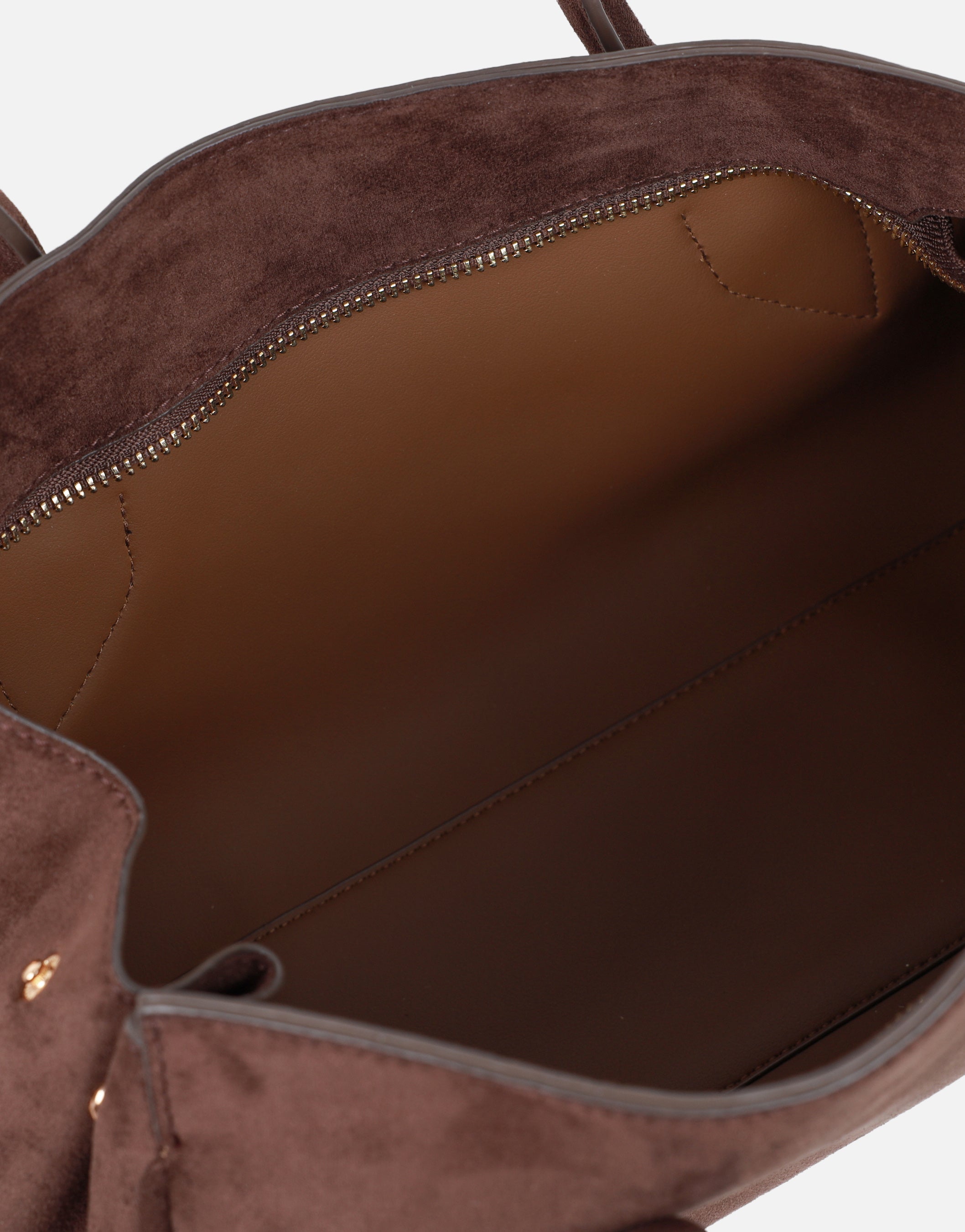 Calanthe Brown Suede Handbag | SIMMI London
