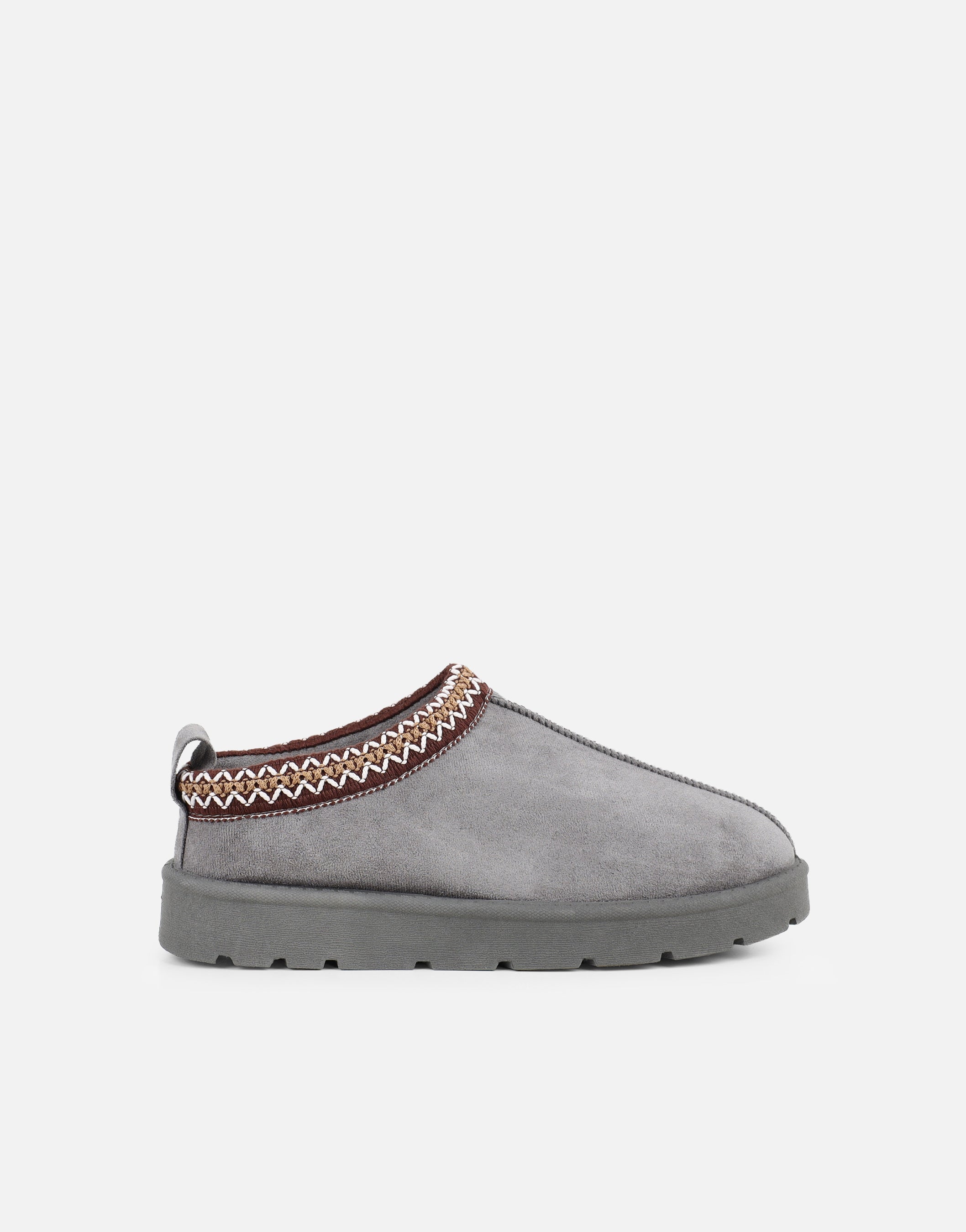 Cally Grey Slippers | SIMMI London
