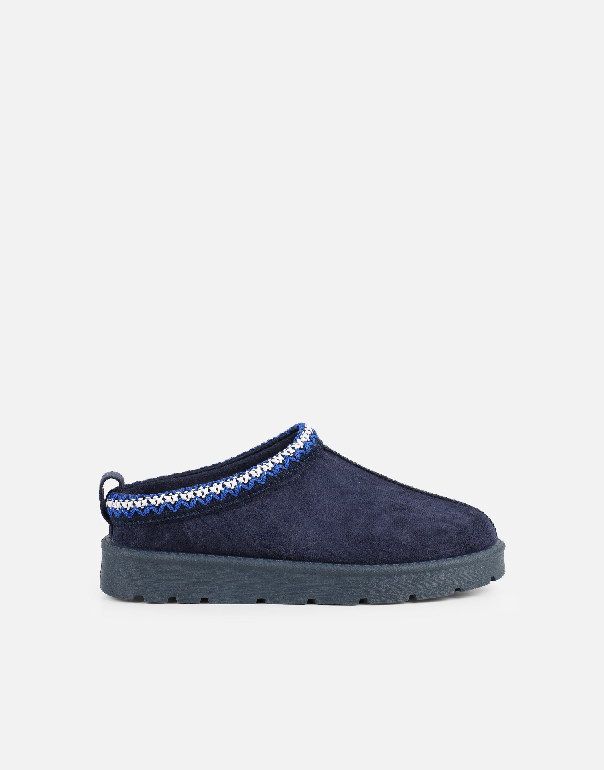 Cally Navy Slippers | SIMMI London