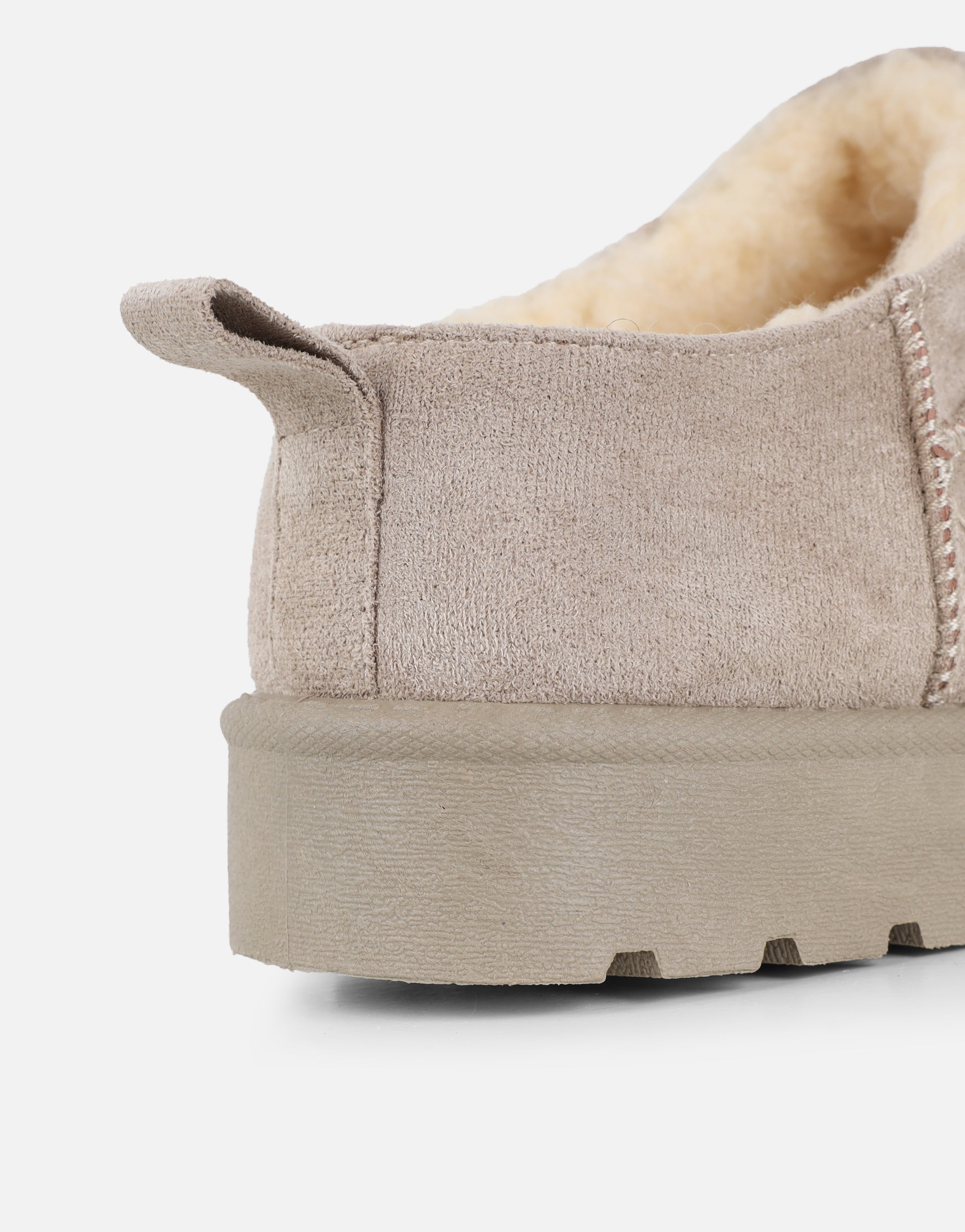 Emmy Mushroom Faux Suede Micro Flatform Boots | SIMMI London