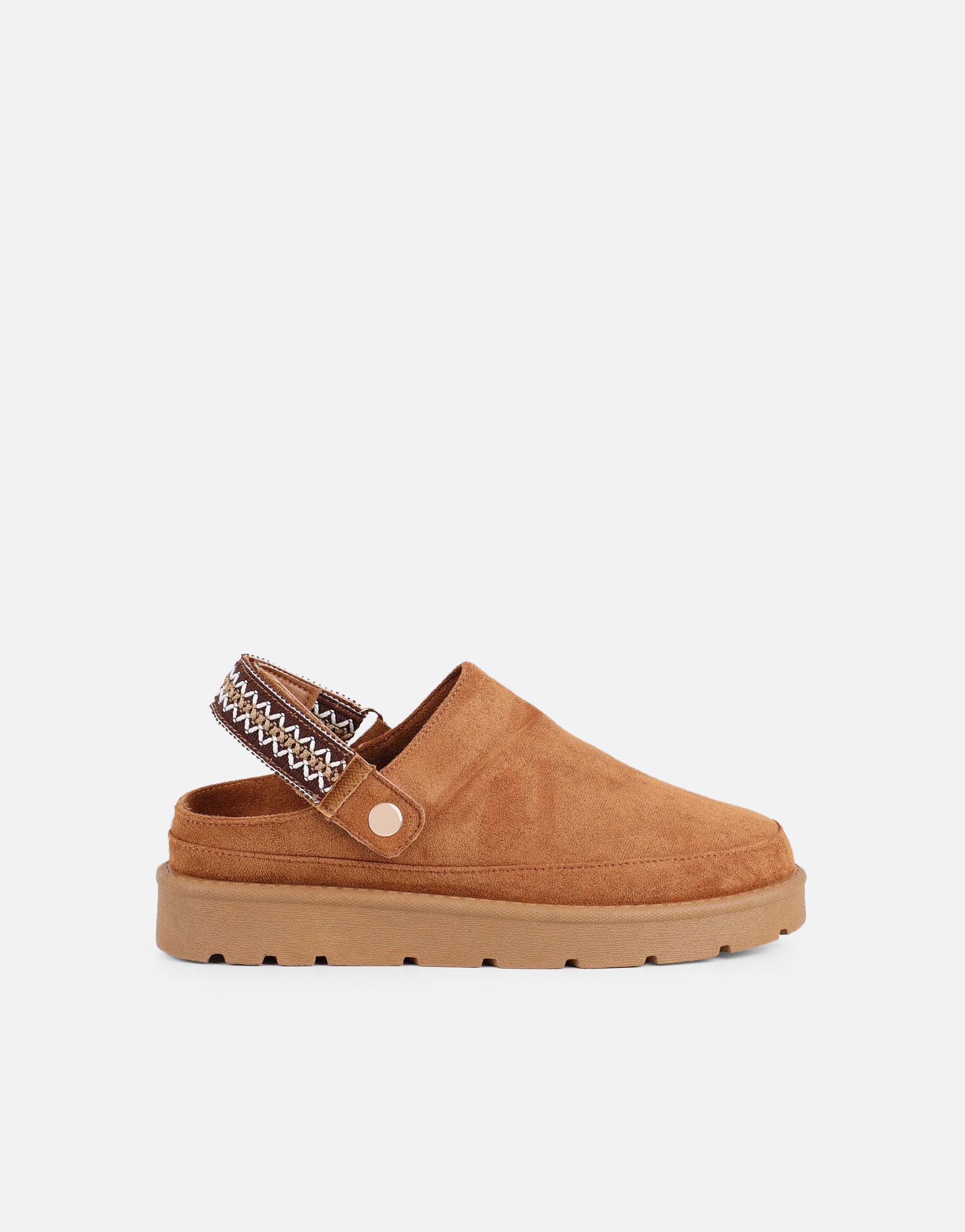 Kelsi Chestnut Slippers | SIMMI London