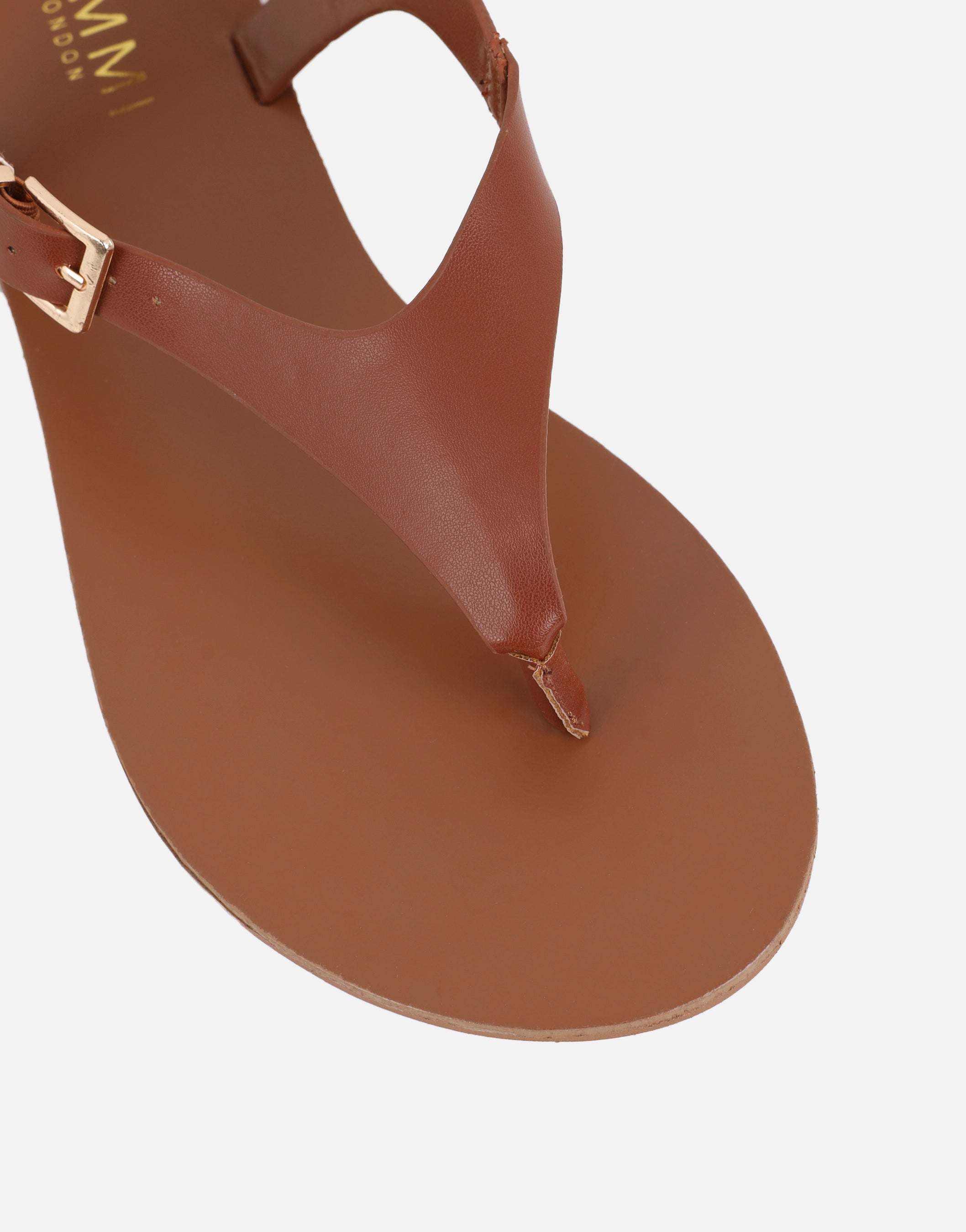 Carla Tan Toe Thong Flat Sandals | SIMMI London