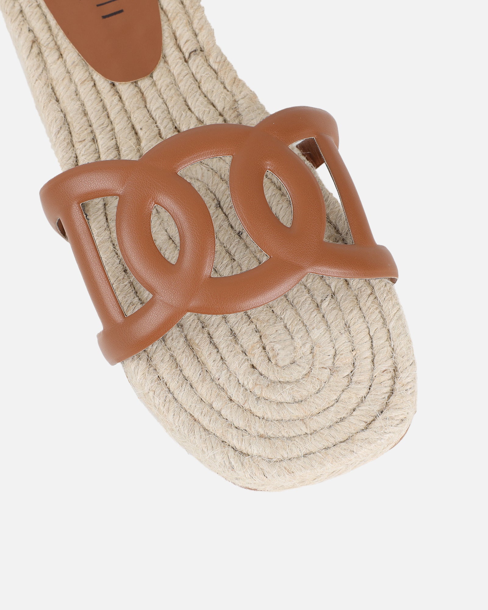 Carlos Tan Woven Flat Sandals | SIMMI London