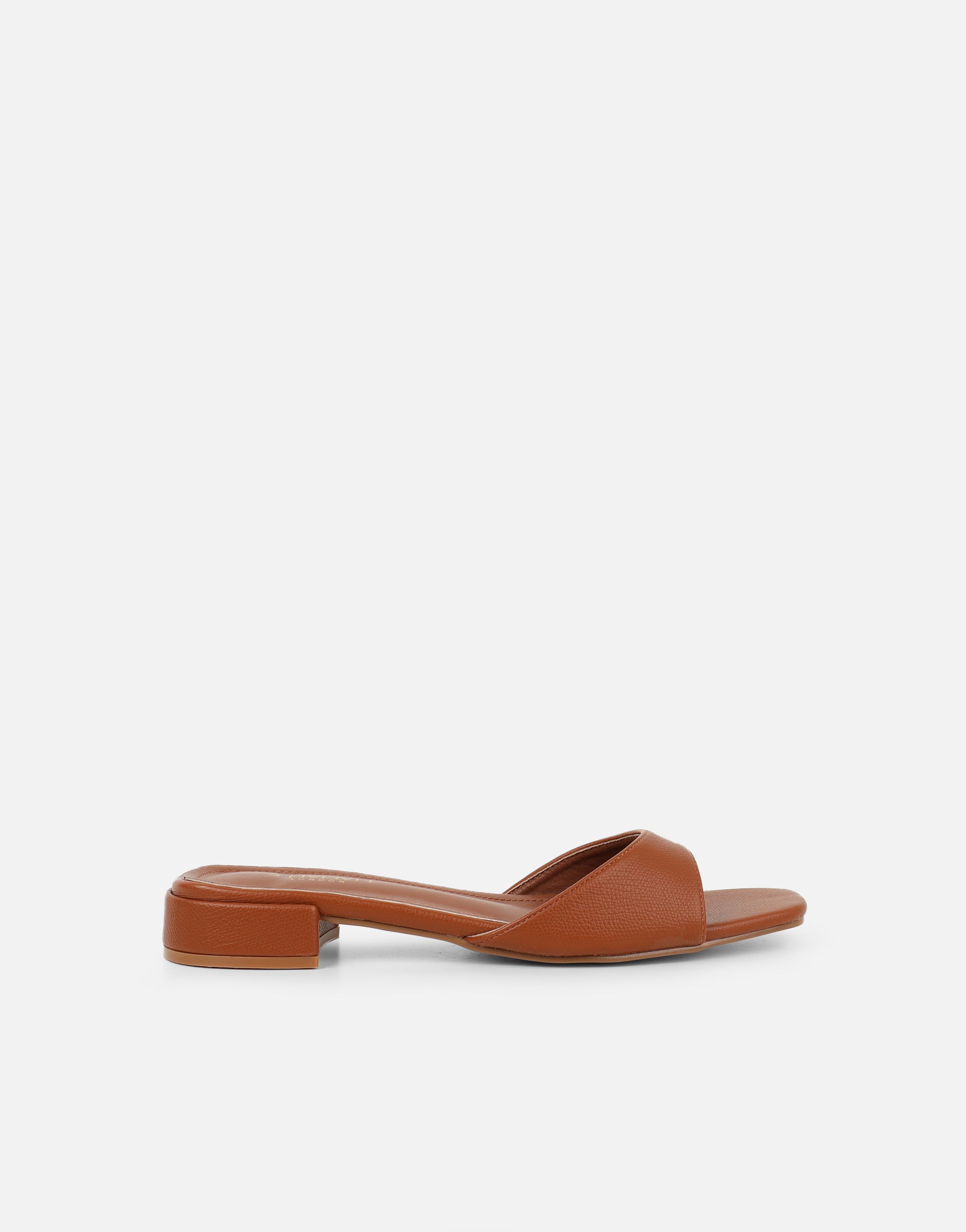 Claire Tan Block Heel Mules | SIMMI London