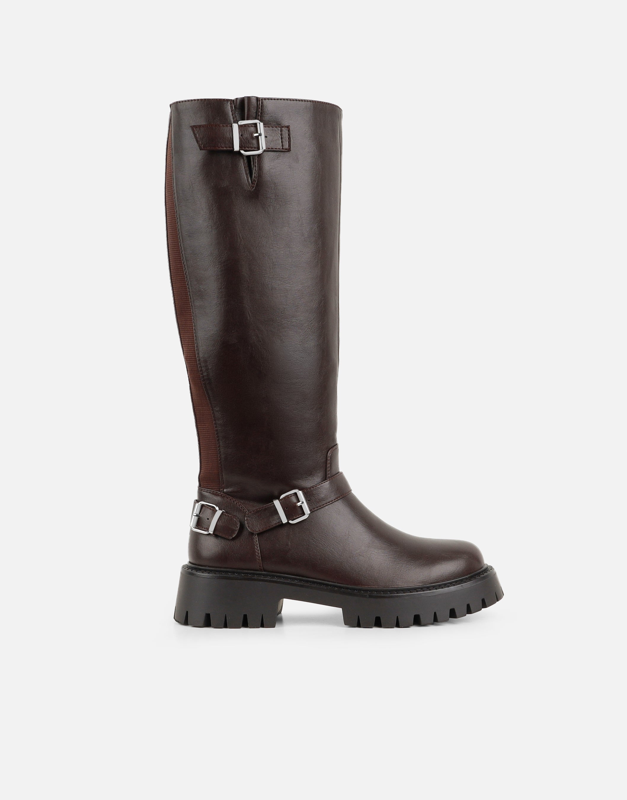 Cayman Brown High Boots | SIMMI London
