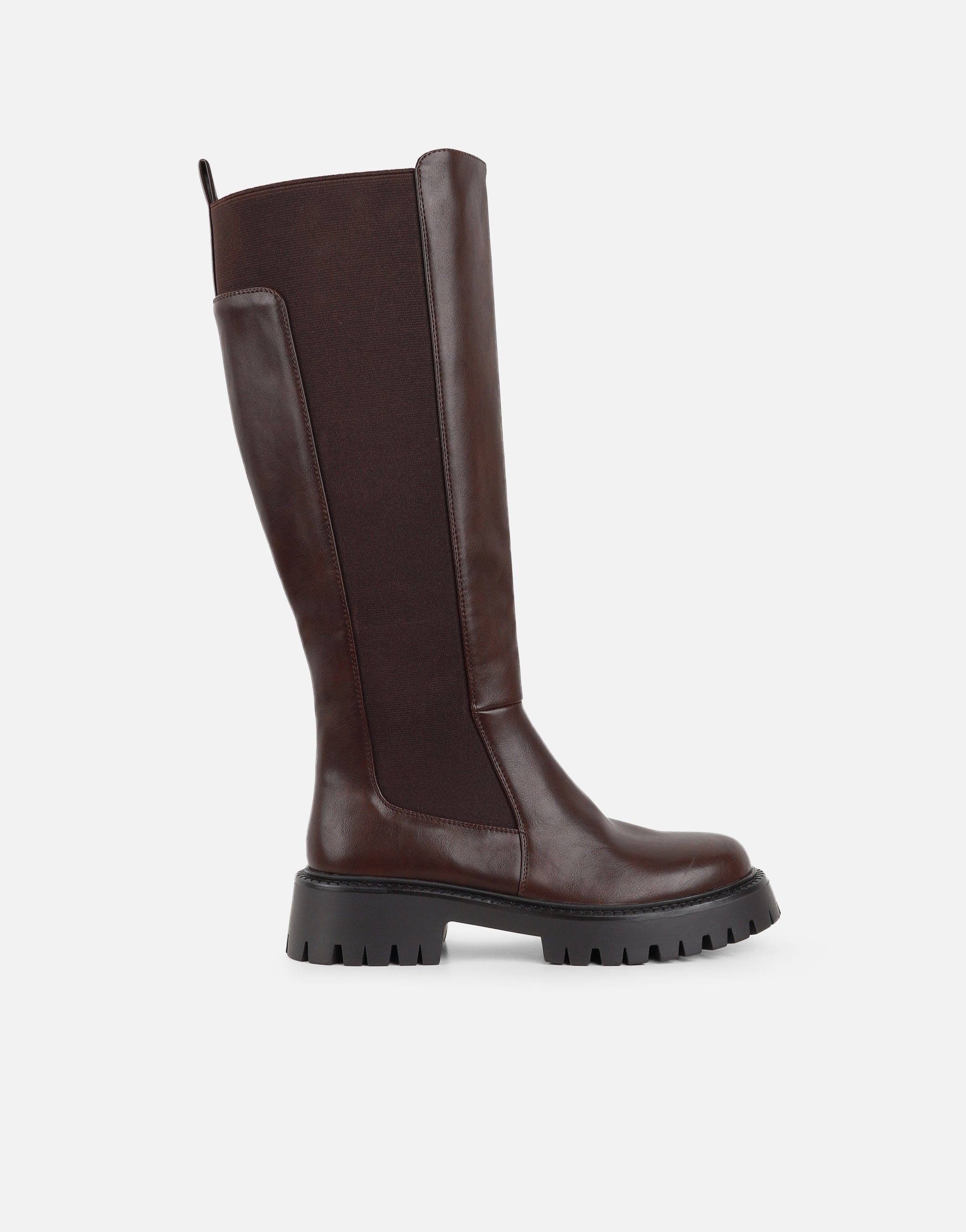 Carlton Brown High Boots | SIMMI London