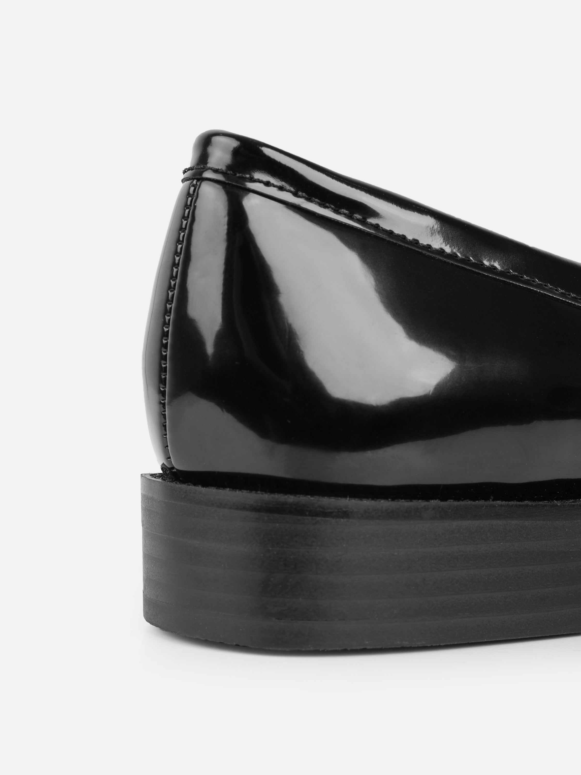 Nell Black Patent Tassel Loafers | SIMMI London