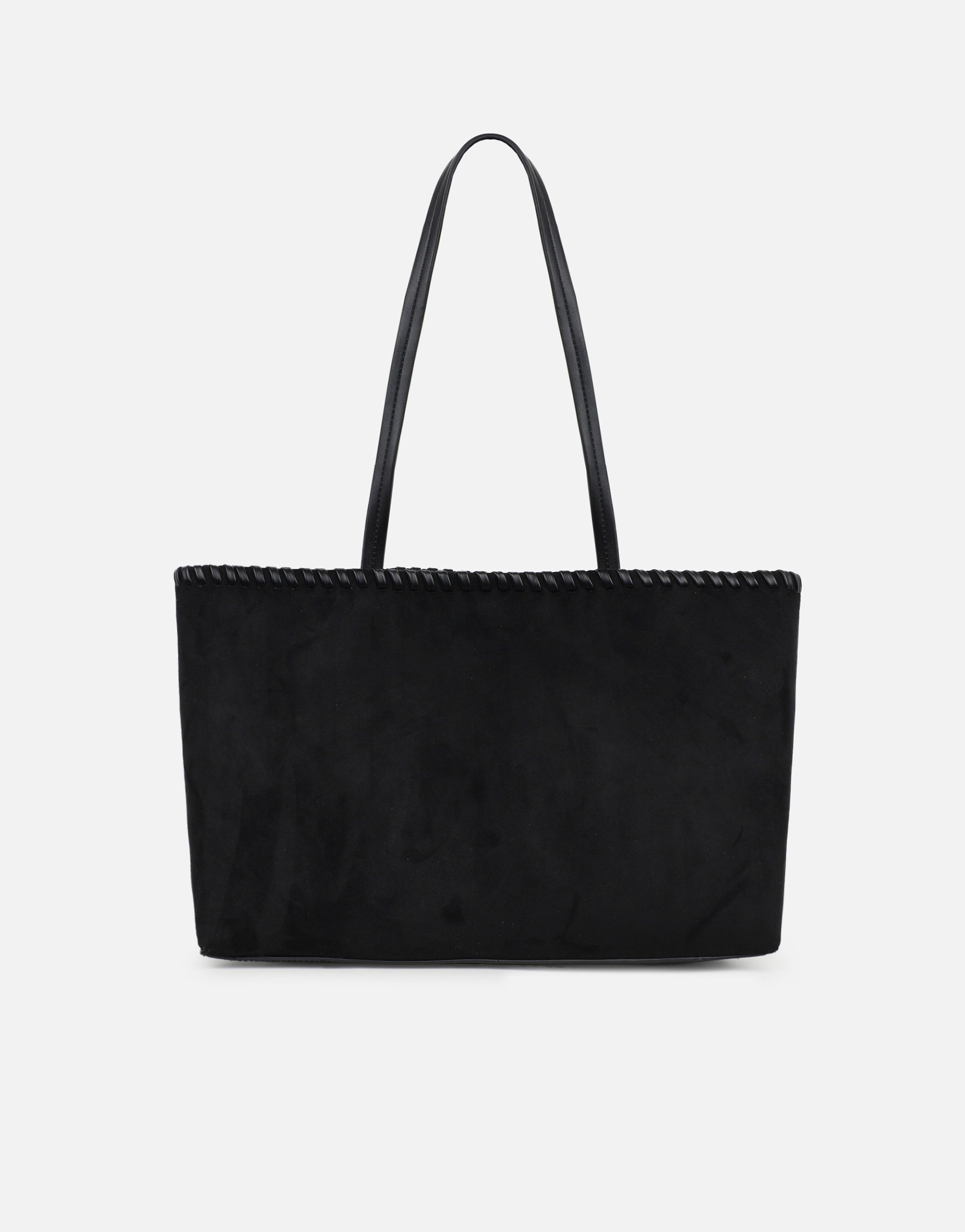 Elare Black Suede Handbag | SIMMI London