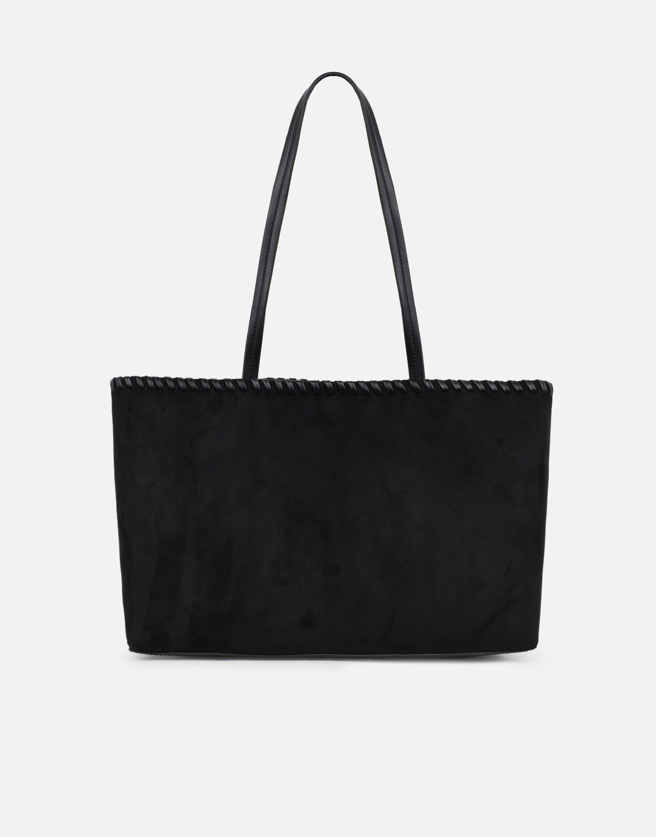 Elare Black Suede Handbag | SIMMI London