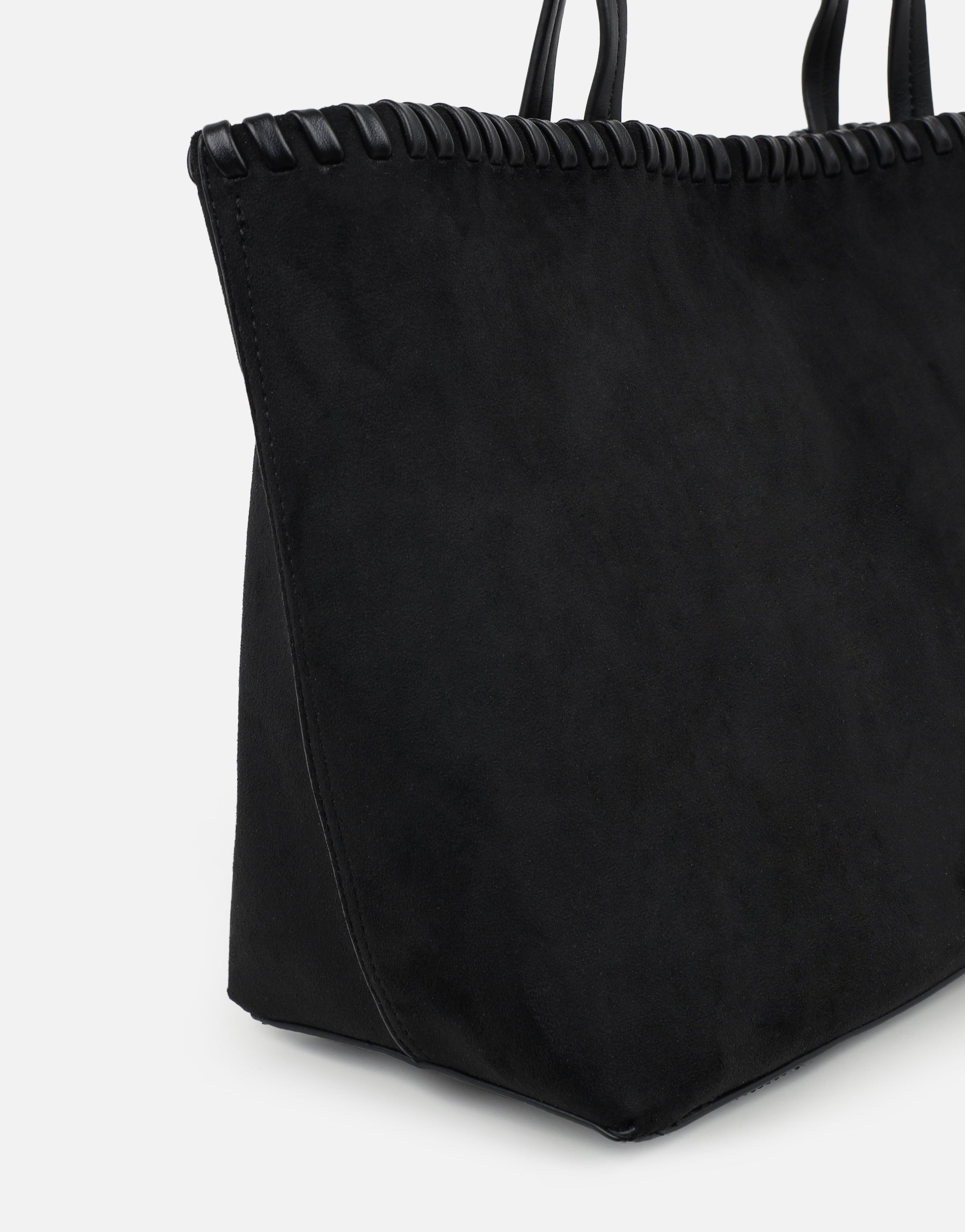 Elare Black Suede Handbag | SIMMI London