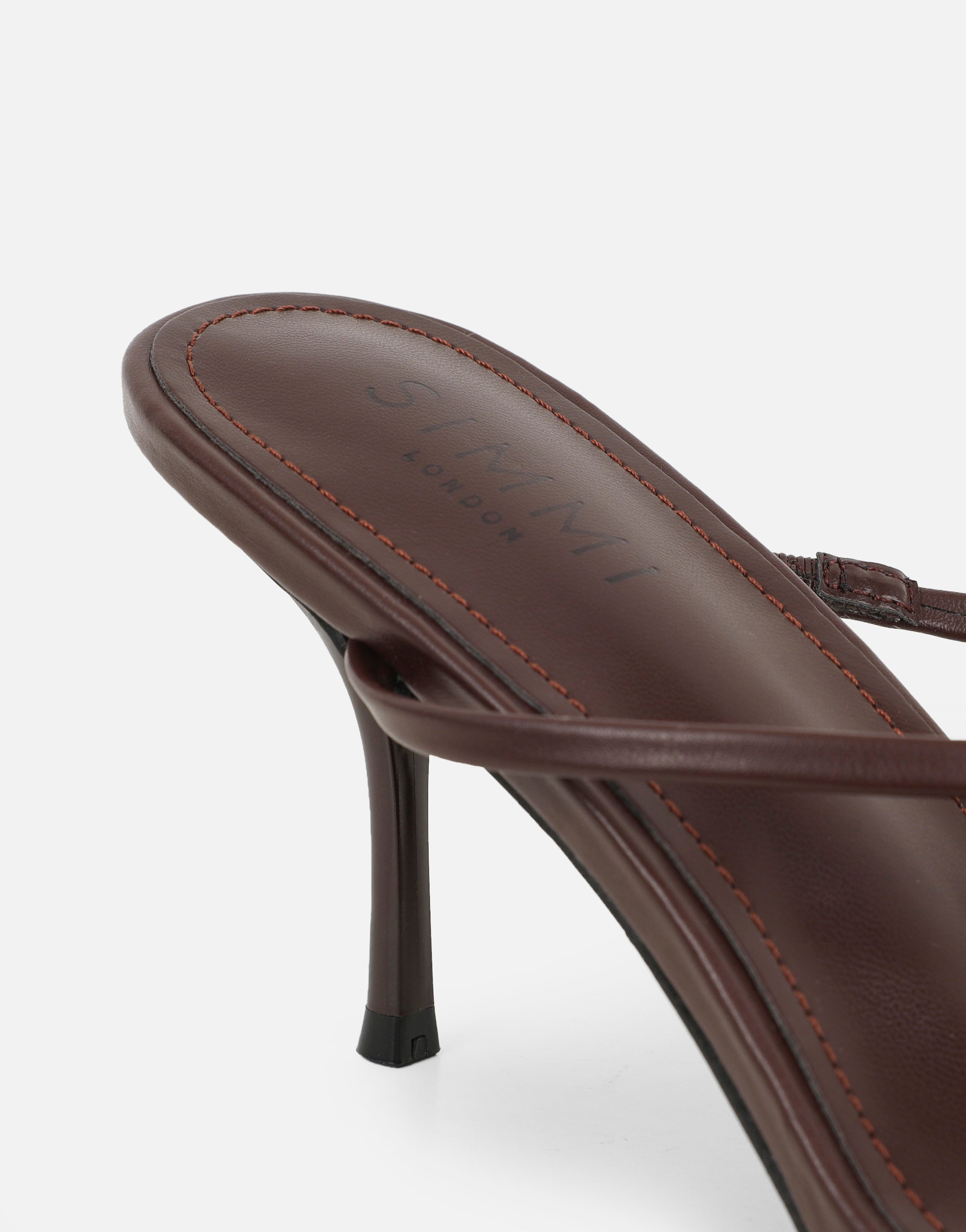 Elena Brown Strappy Mules | SIMMI London