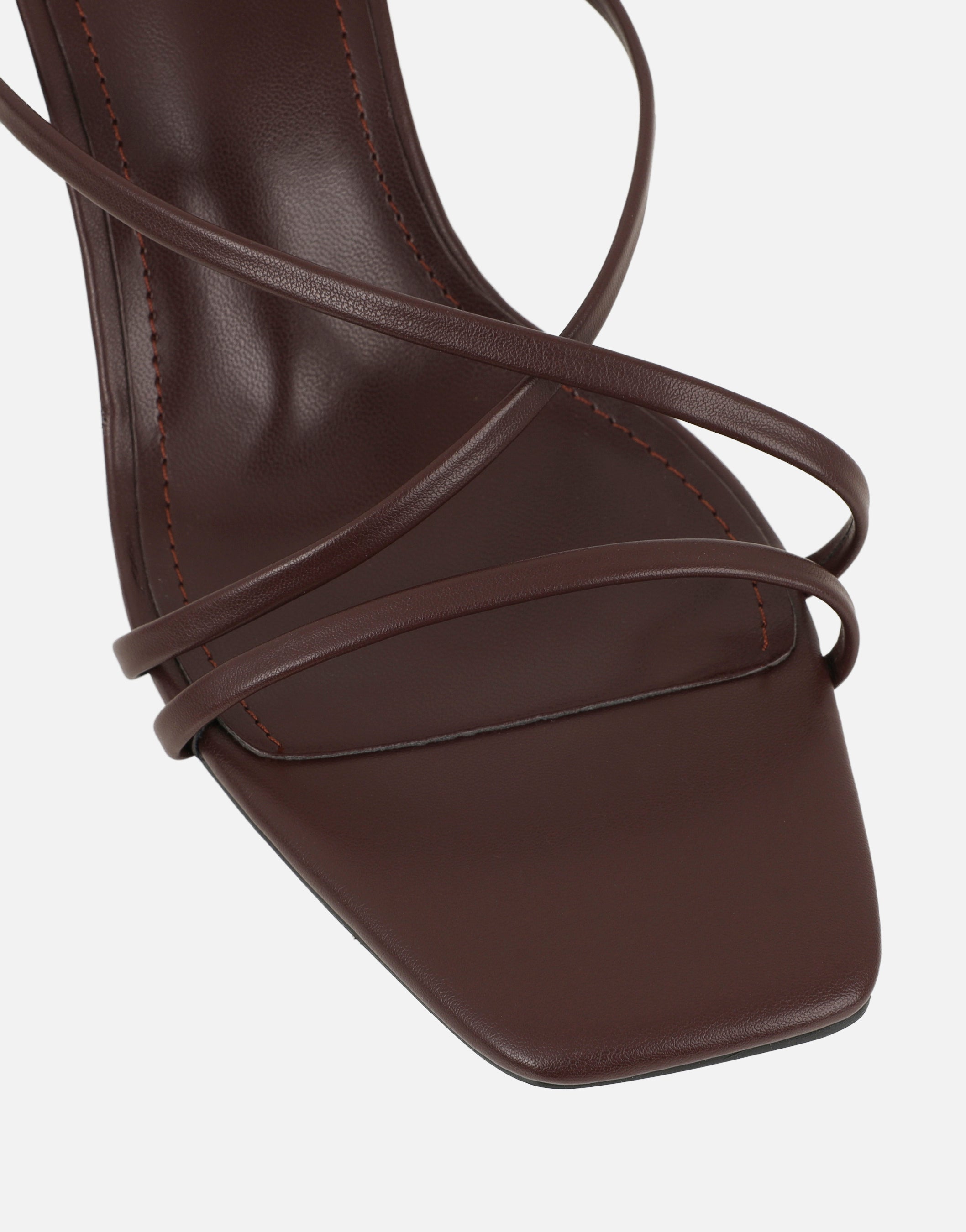 Elena Brown Strappy Mules | SIMMI London