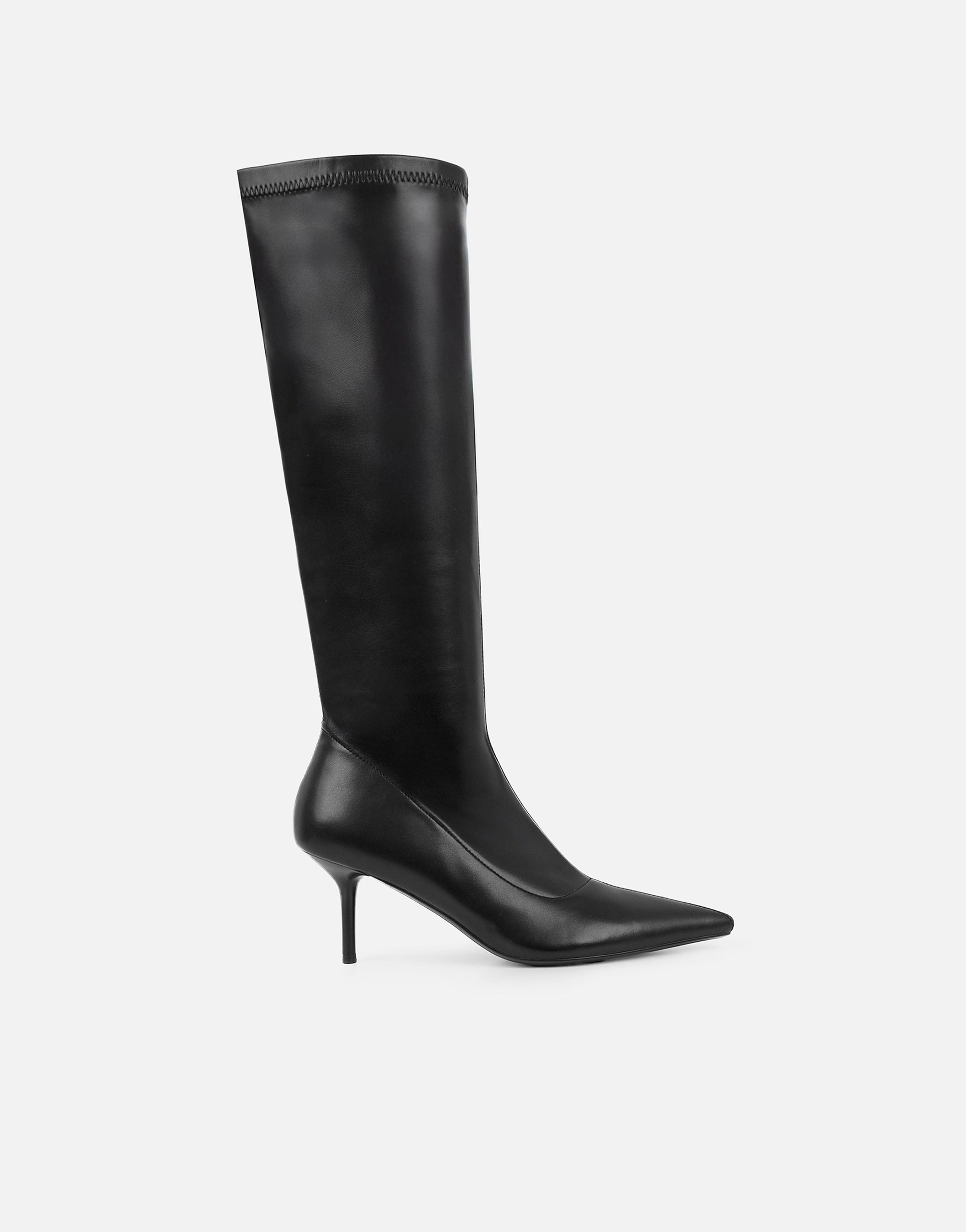 Daniella Black Leather Boots | SIMMI London