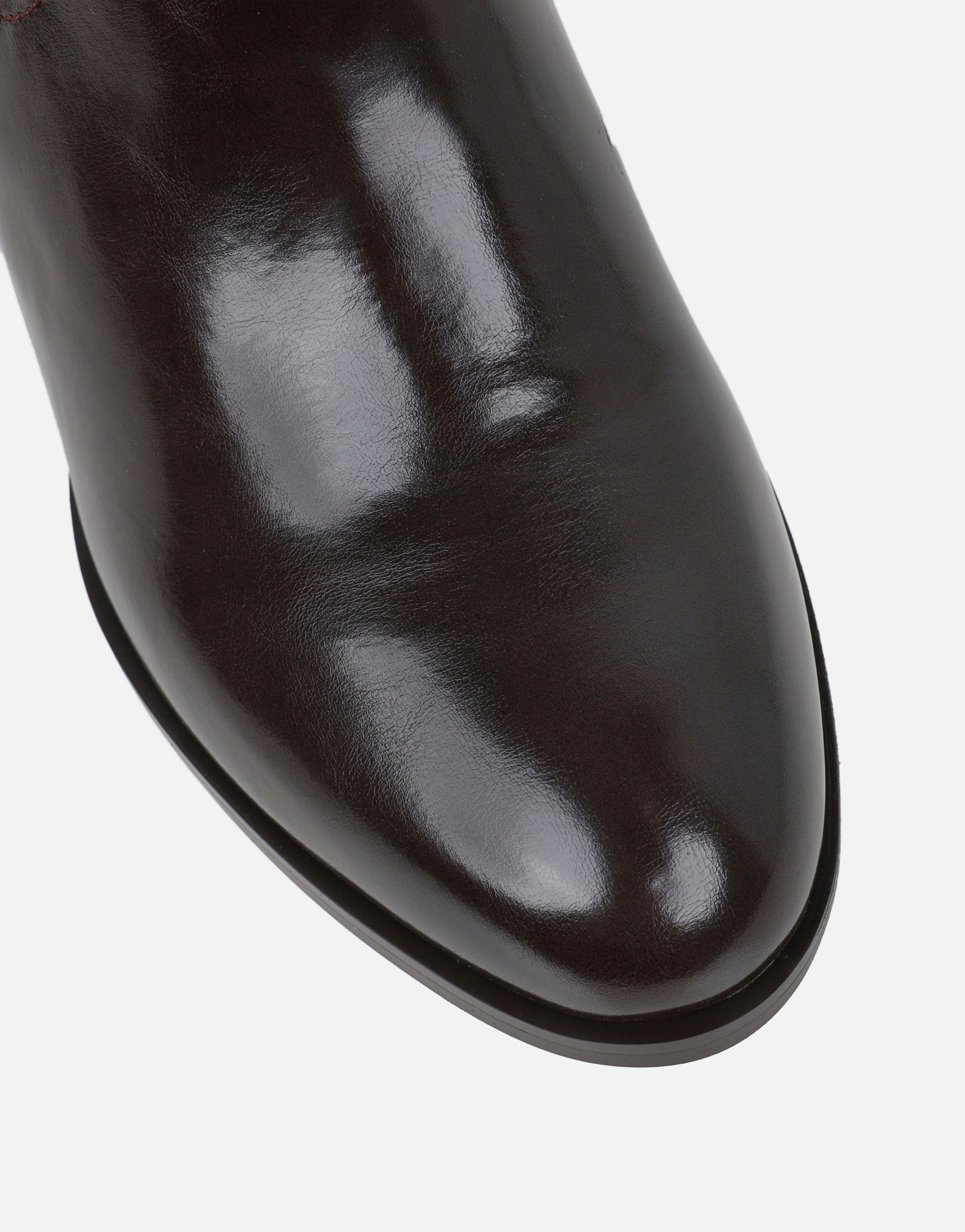 Emberline Brown Elastic Detail Ankle Boots | SIMMI London