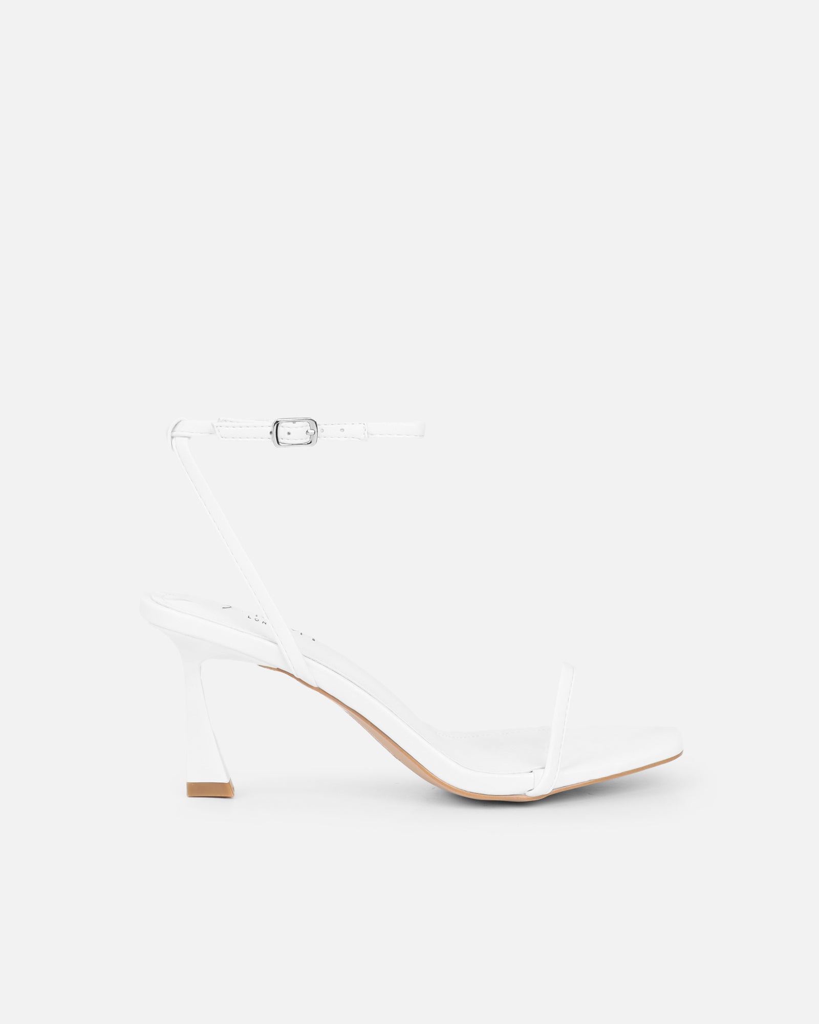Yesmina White Heeled Sandals | SIMMI London