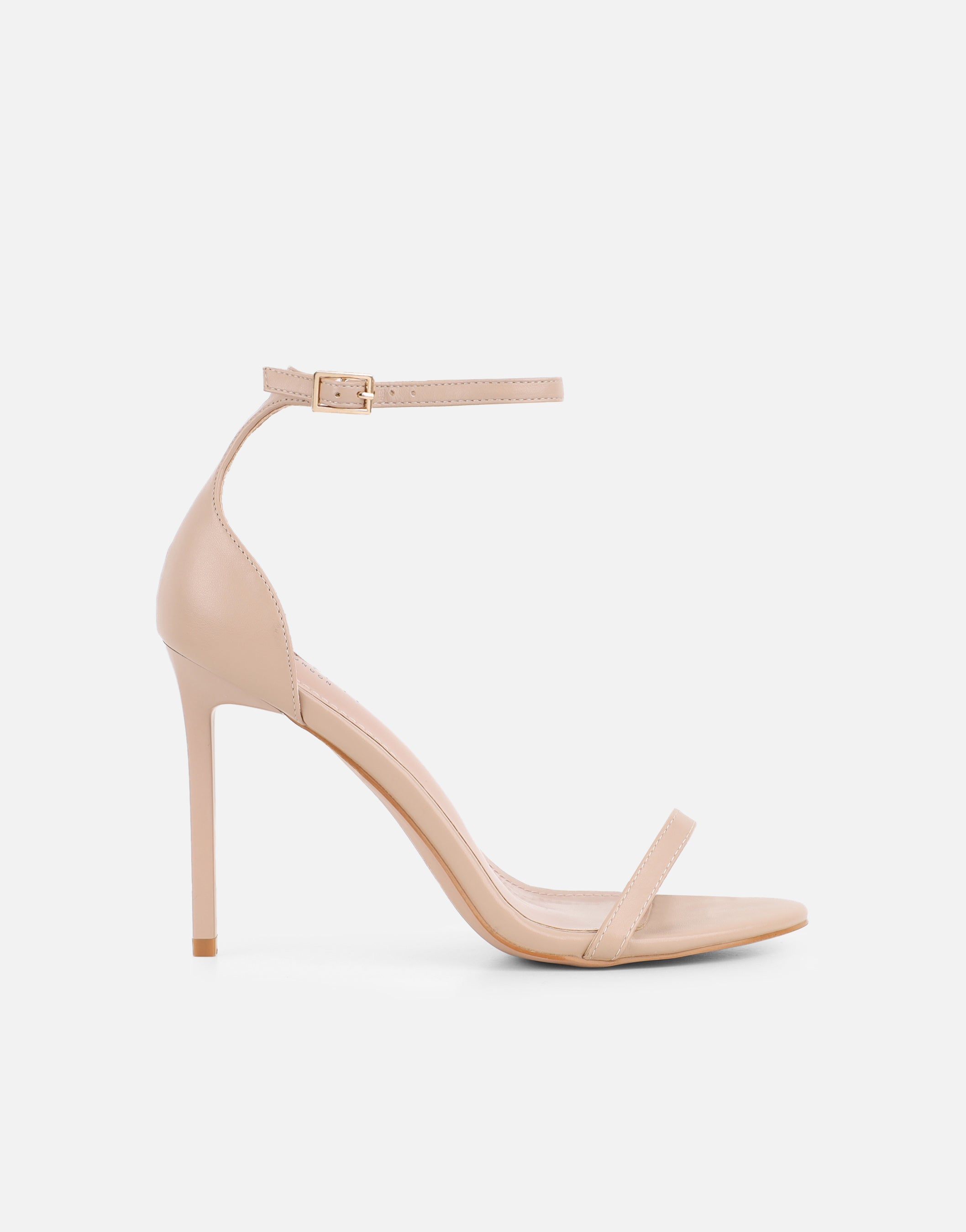 Gabby Nude Barely There Heeled Sandals | SIMMI London