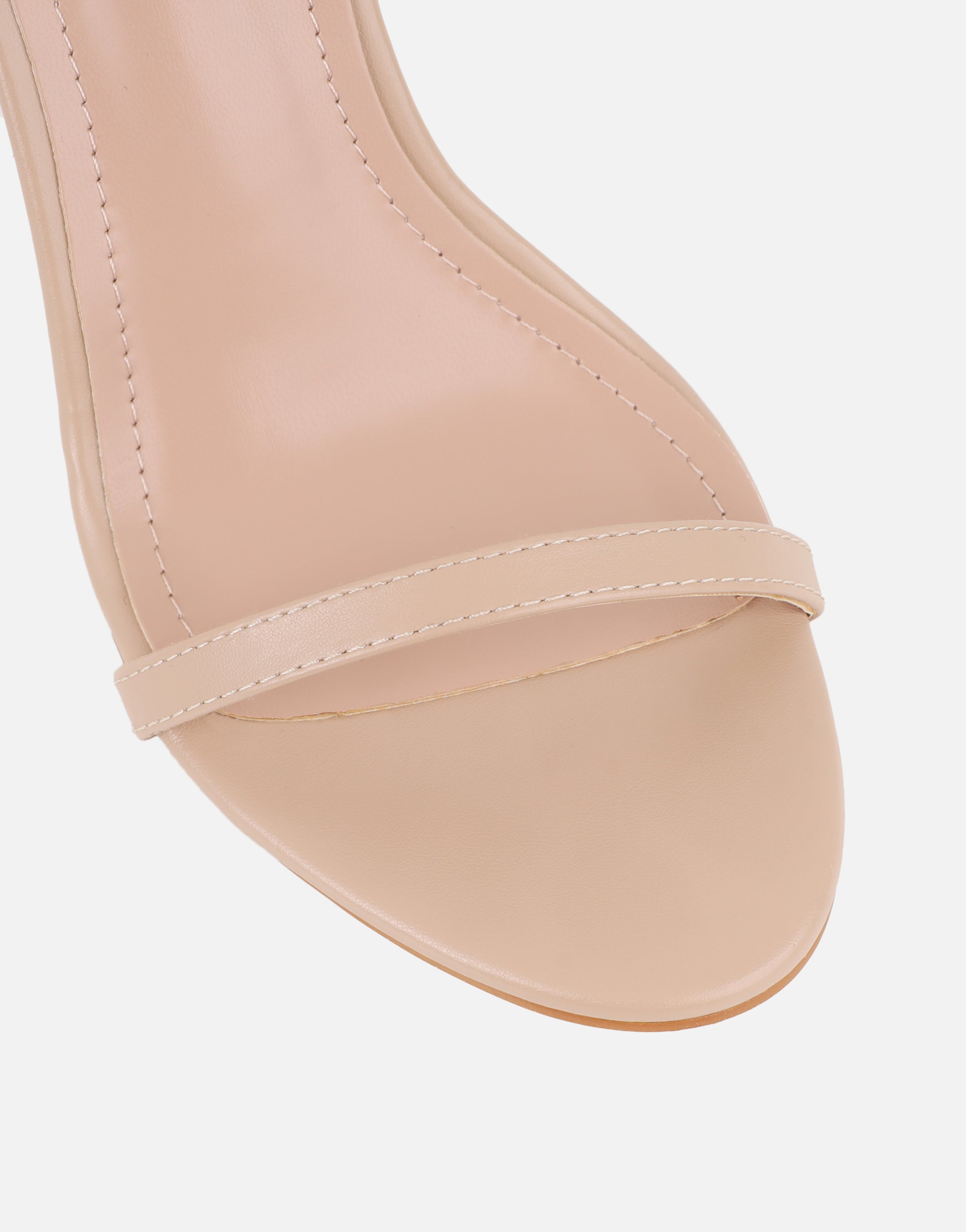 Gabby Nude Barely There Heeled Sandals | SIMMI London