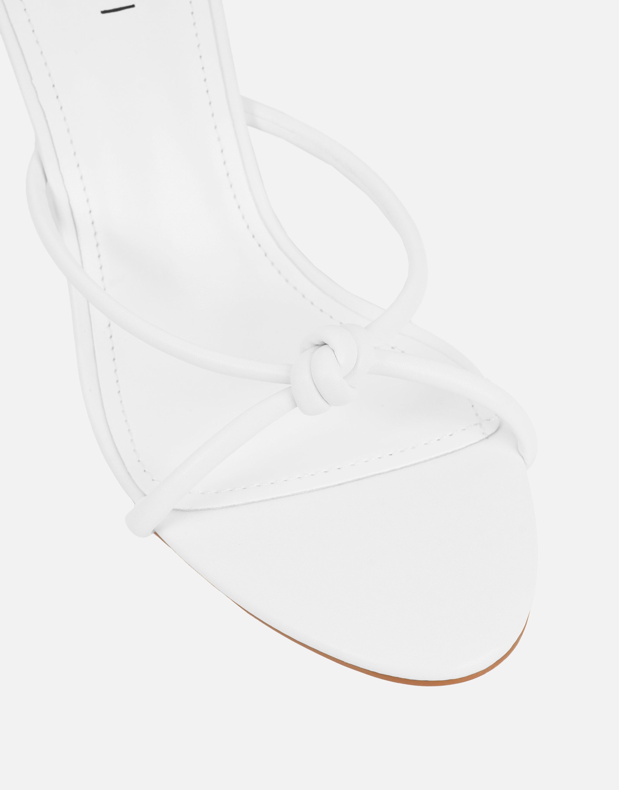 Tapioca White Knot Detail Mules | SIMMI London