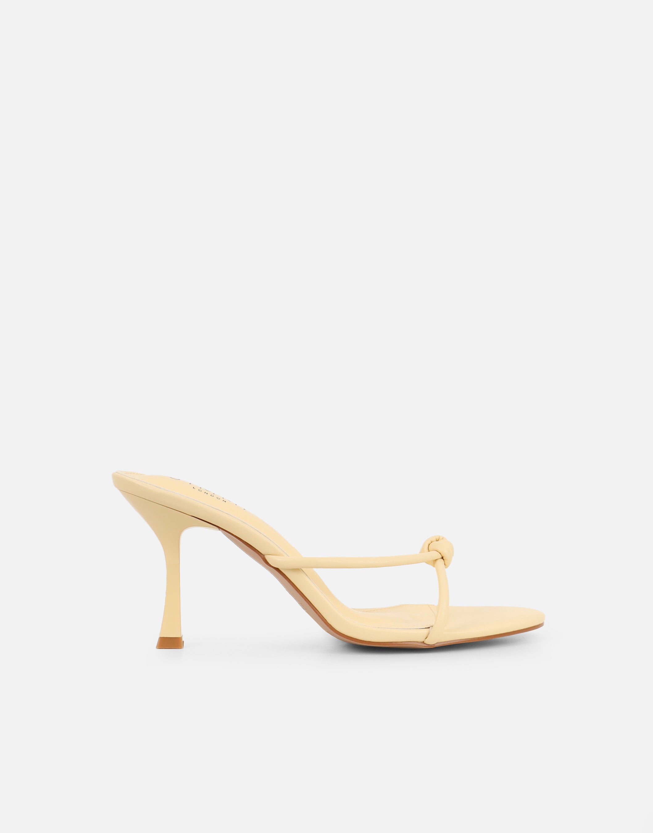 Tapioca Yellow Knot Detail Mules | SIMMI London