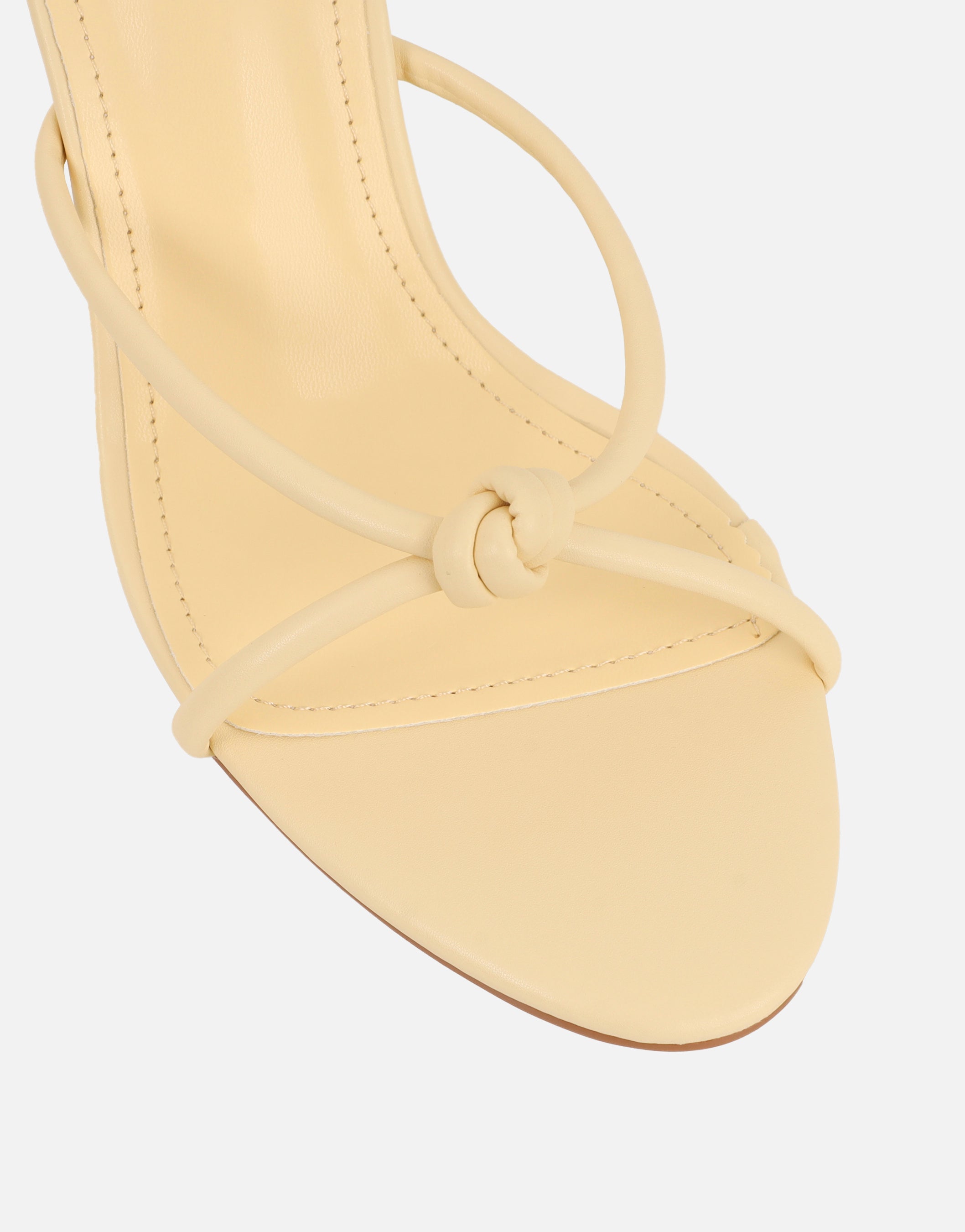 Tapioca Yellow Knot Detail Mules | SIMMI London
