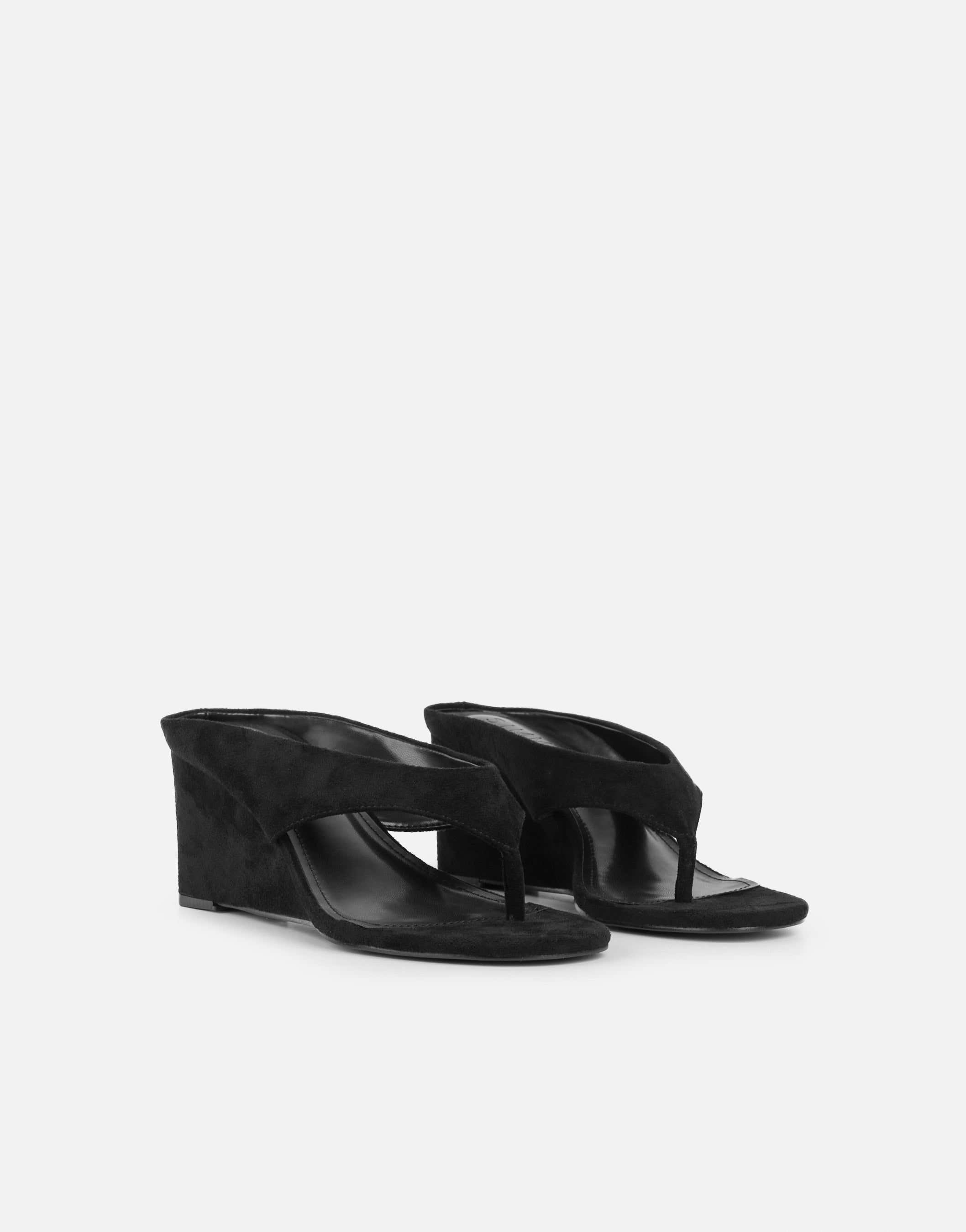 Hermionie Black Suede Mules | SIMMI London