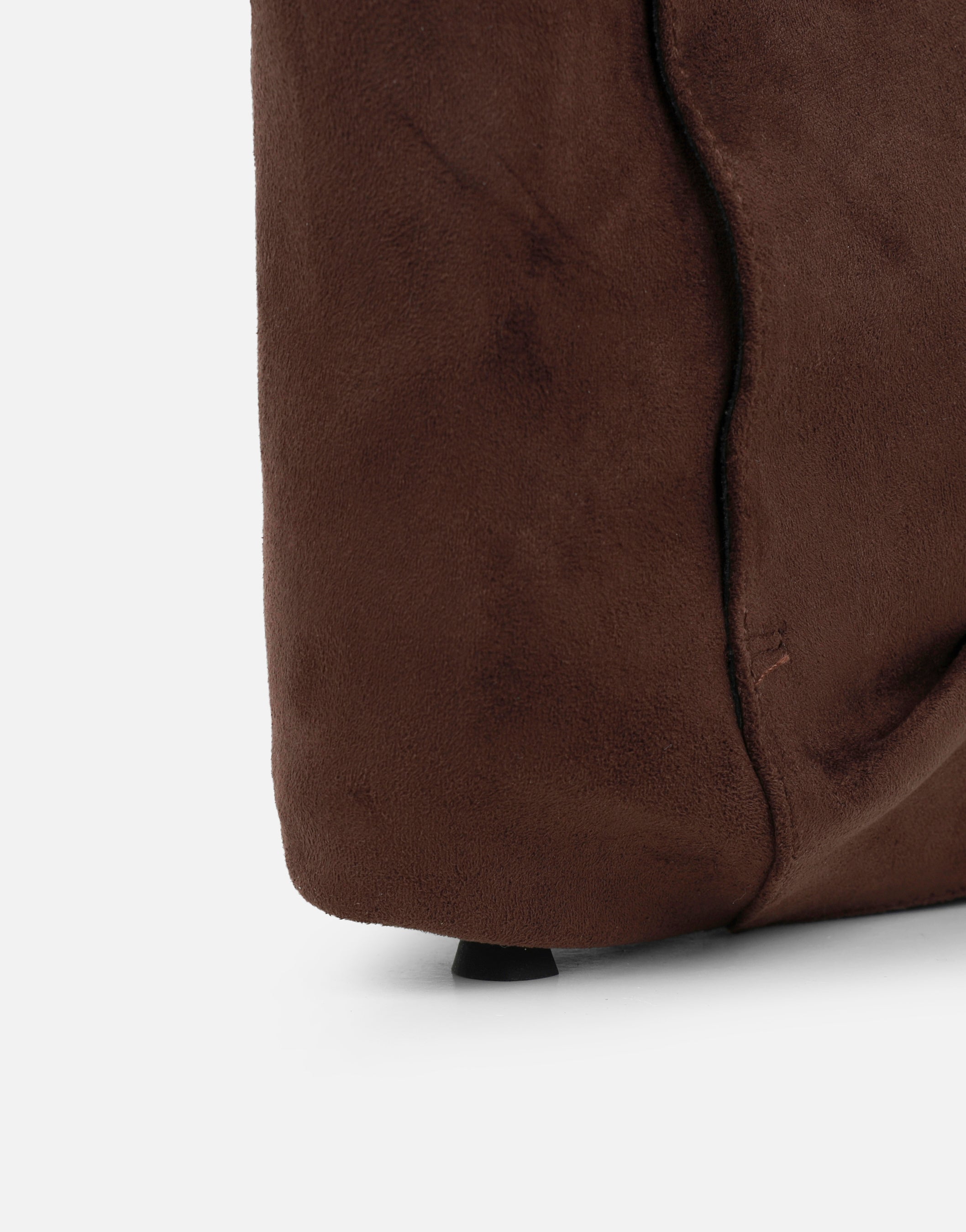 Dixee Brown Suedette Ruched Foldover Pixie Boots | SIMMI London