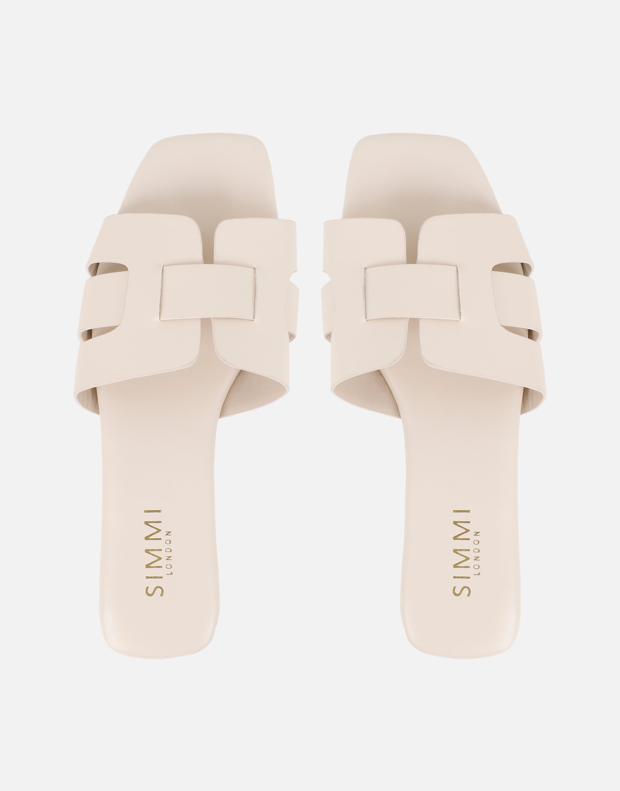 Holly Stone Slip On Flat Sandals | SIMMI London