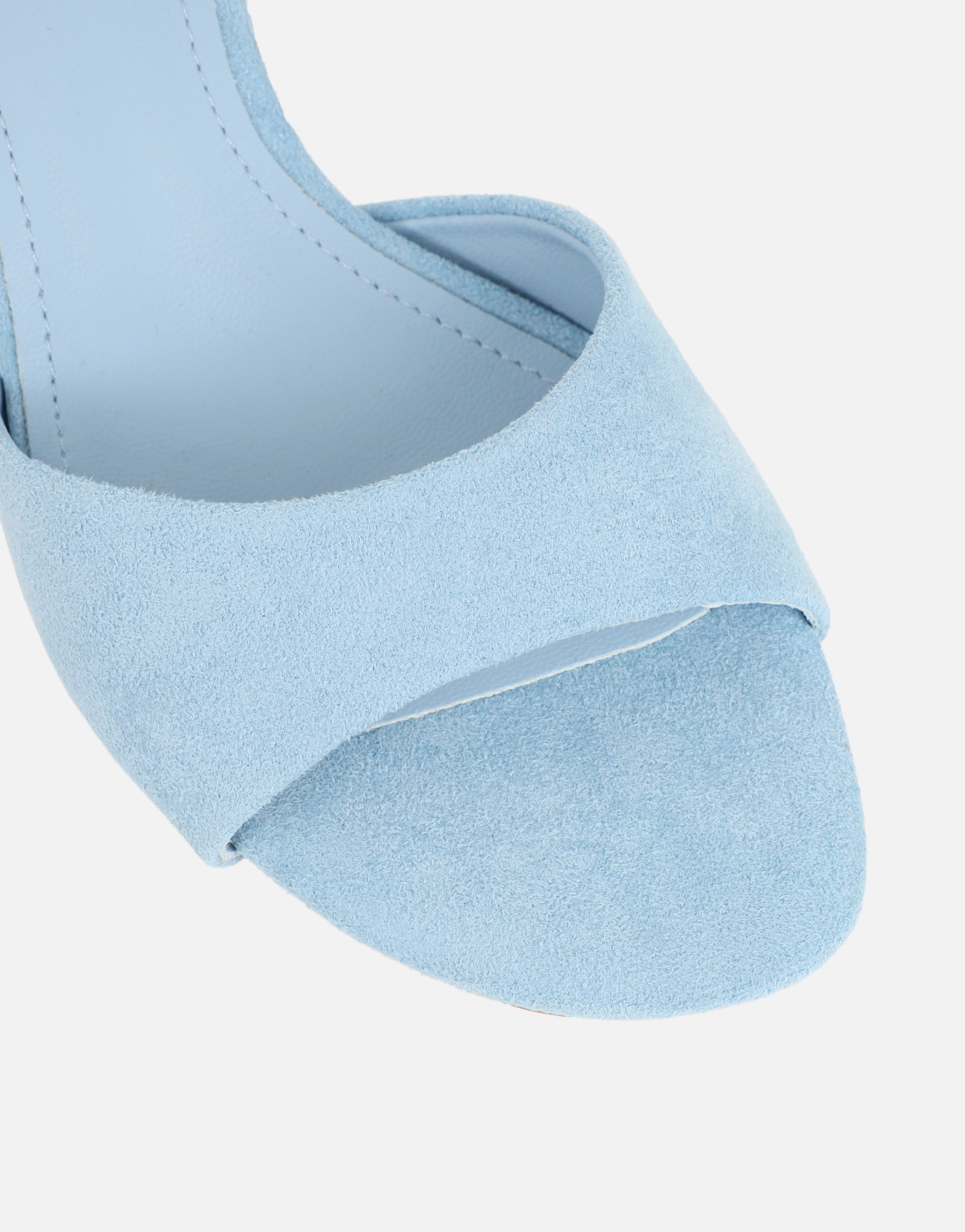 Hux Blue Suede Mules | SIMMI London