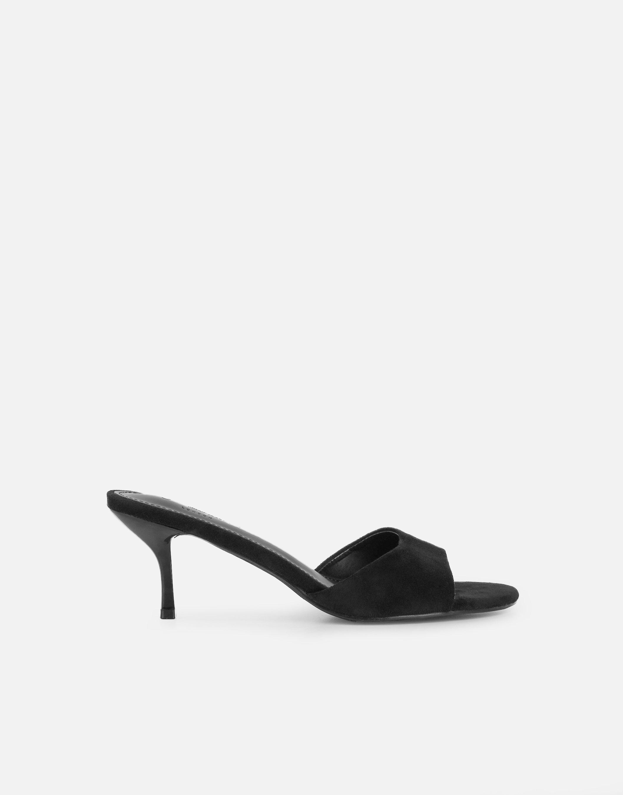 Hux Black Suede Mules | SIMMI London