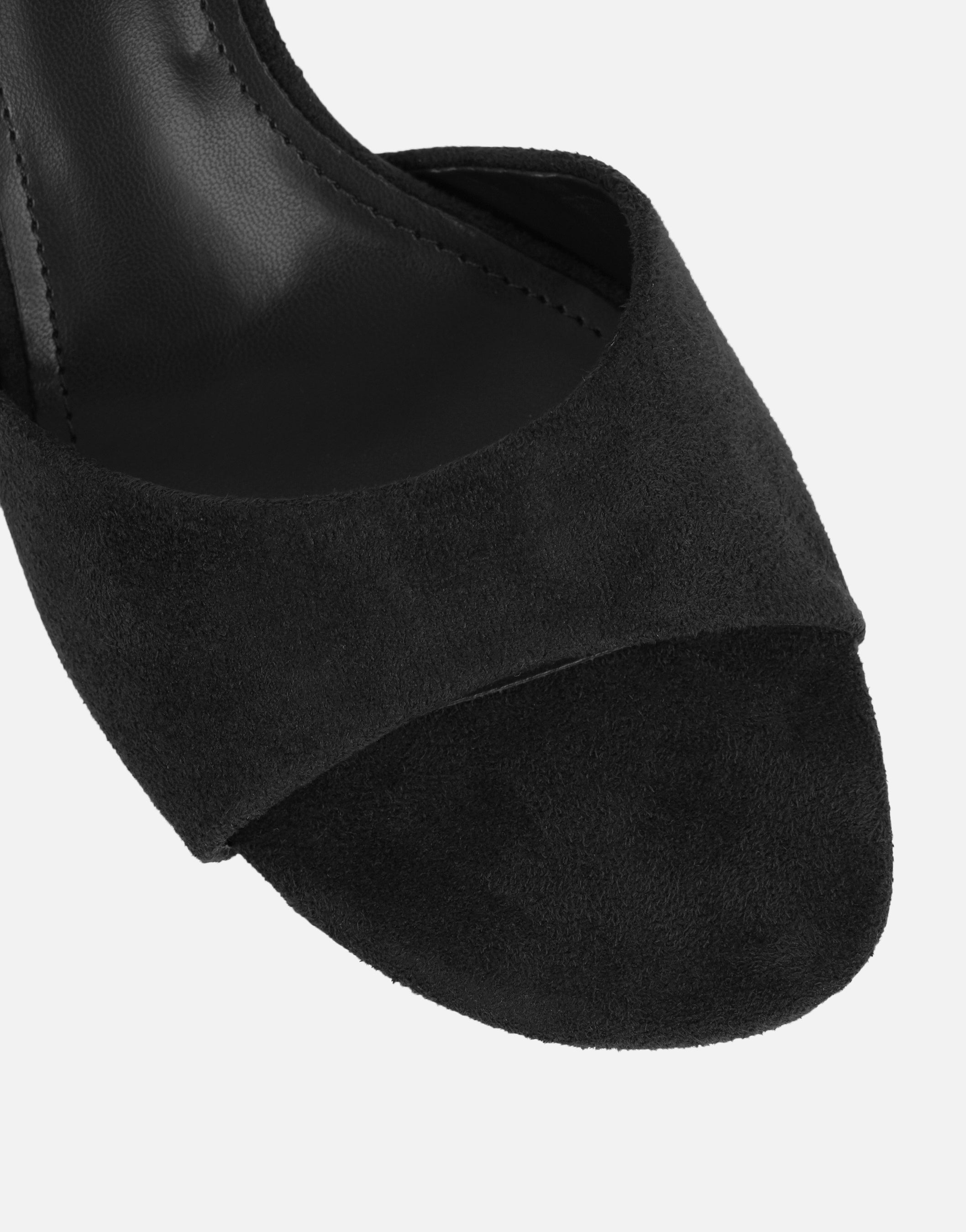Hux Black Suede Mules | SIMMI London