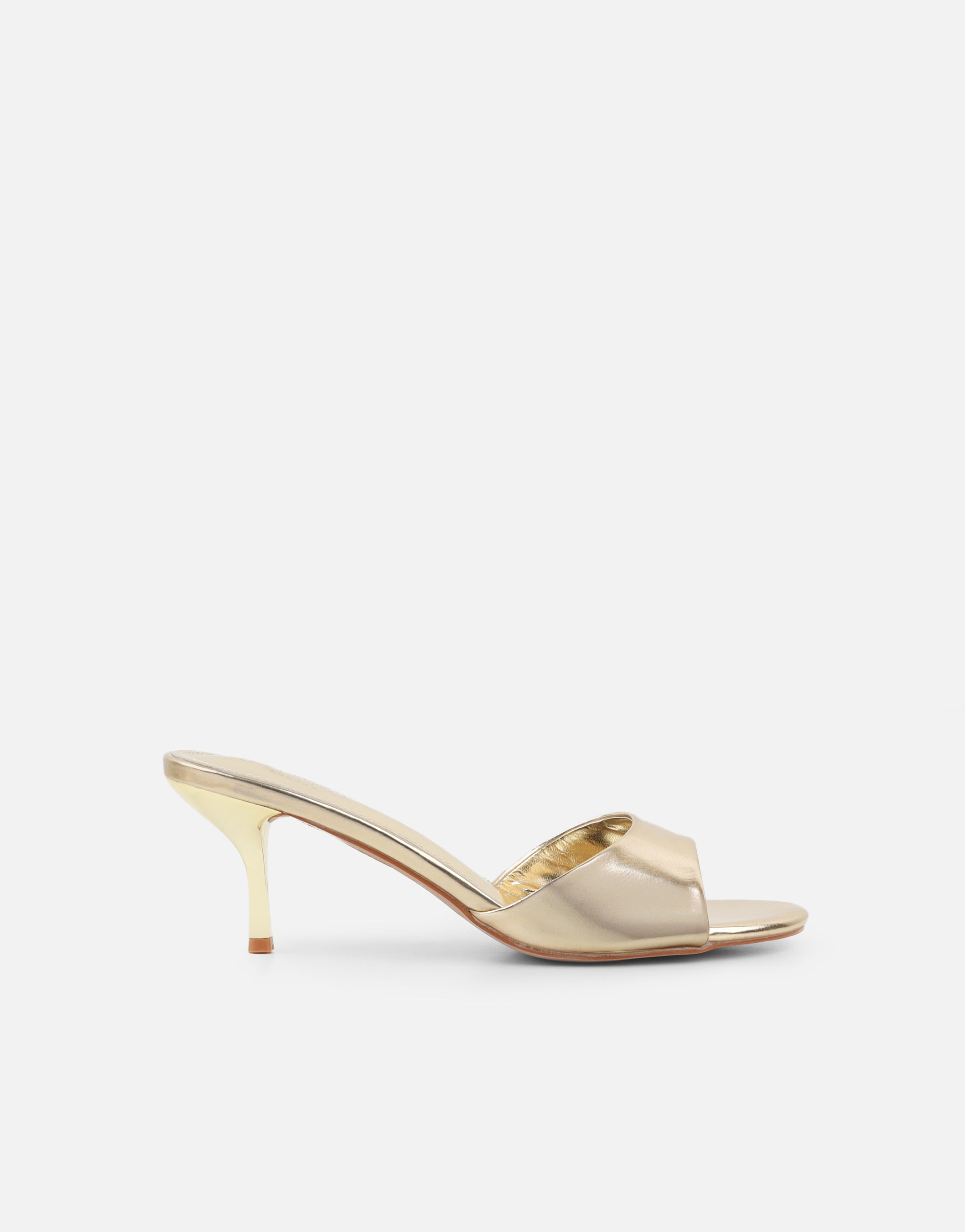 Hux Gold Metallic Mules | SIMMI London