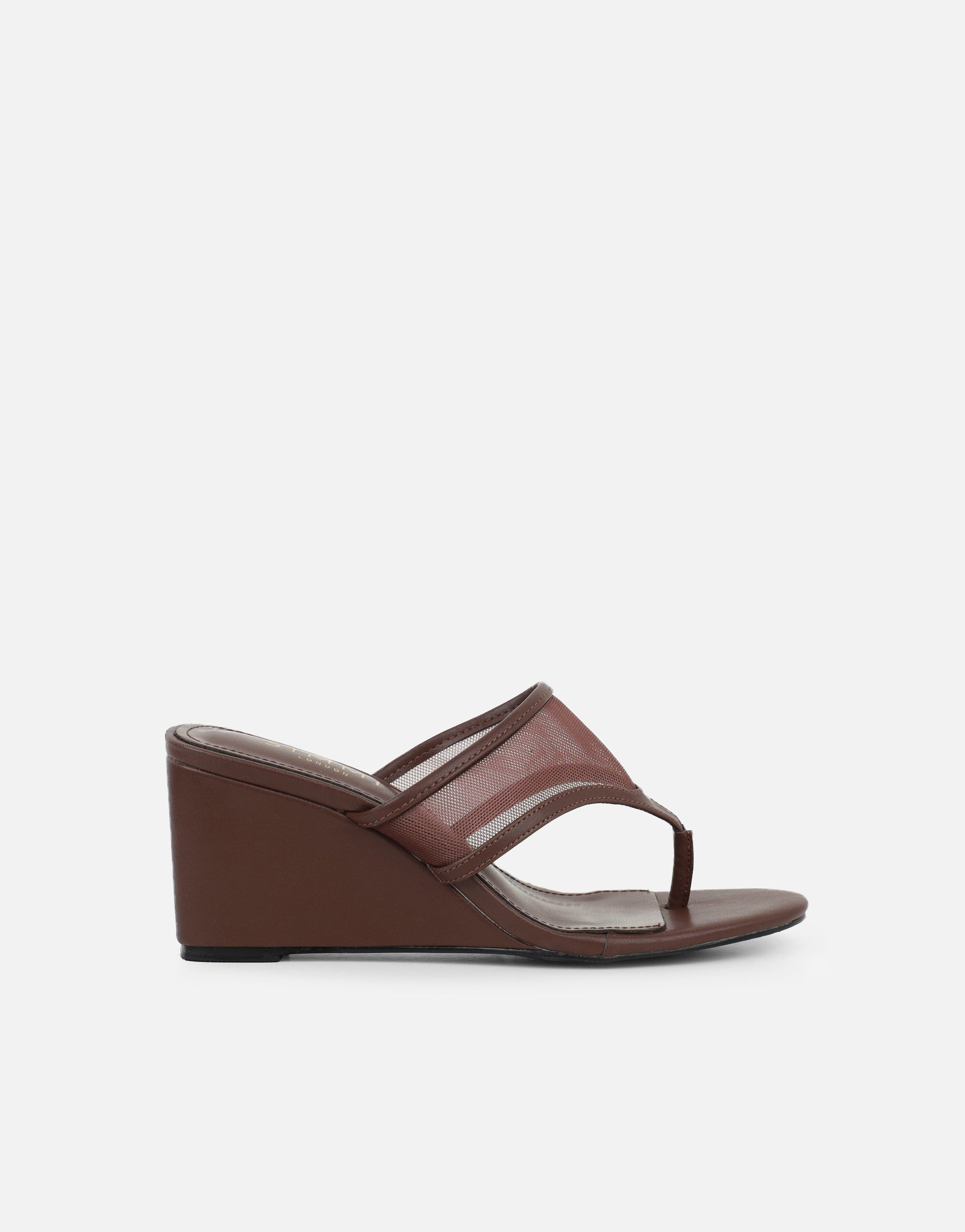Elsie Brown Mesh Mules | SIMMI London