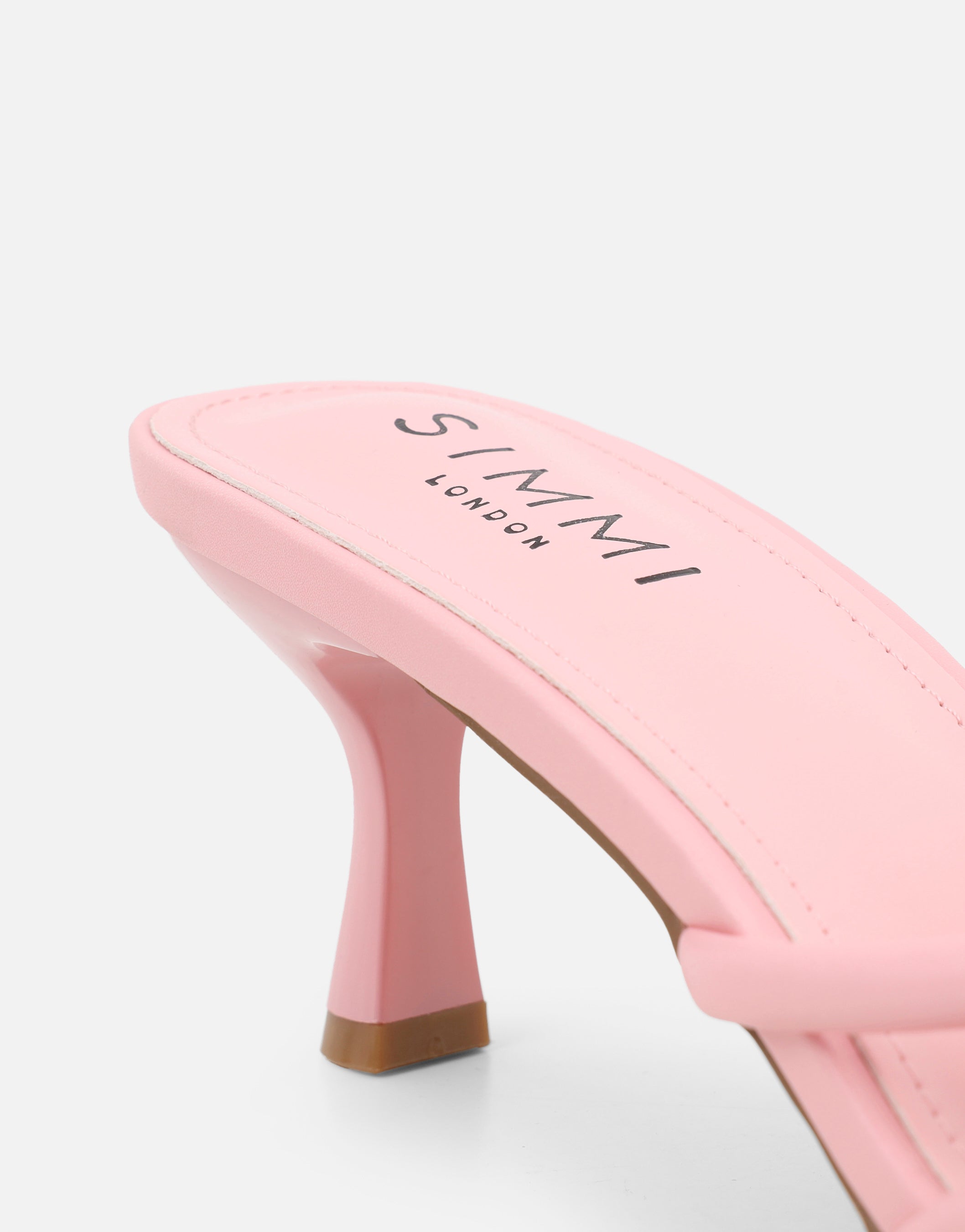 Jemima Pink Flower Detail Mules | SIMMI London