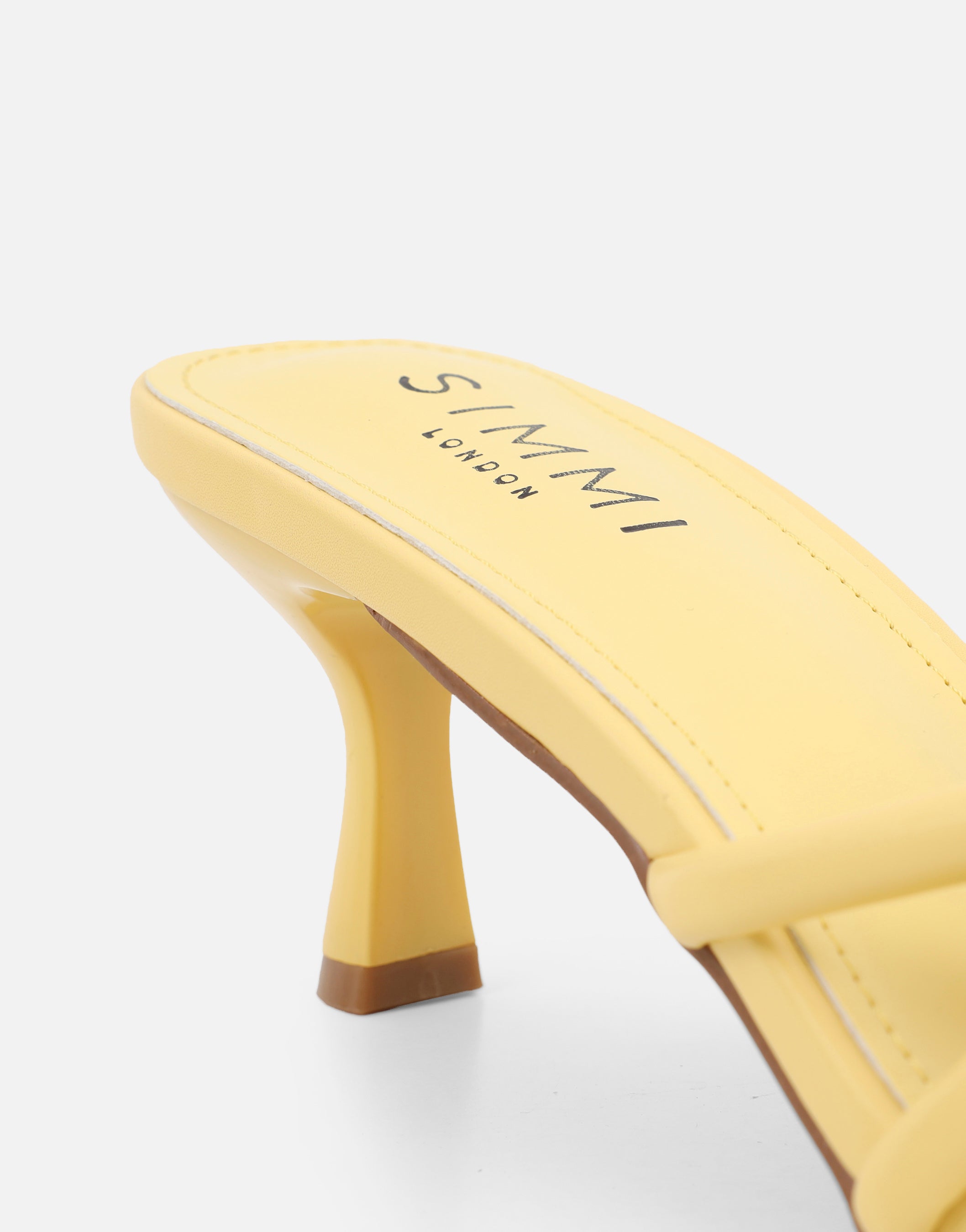 Jemima Yellow Flower Detail Mules | SIMMI London