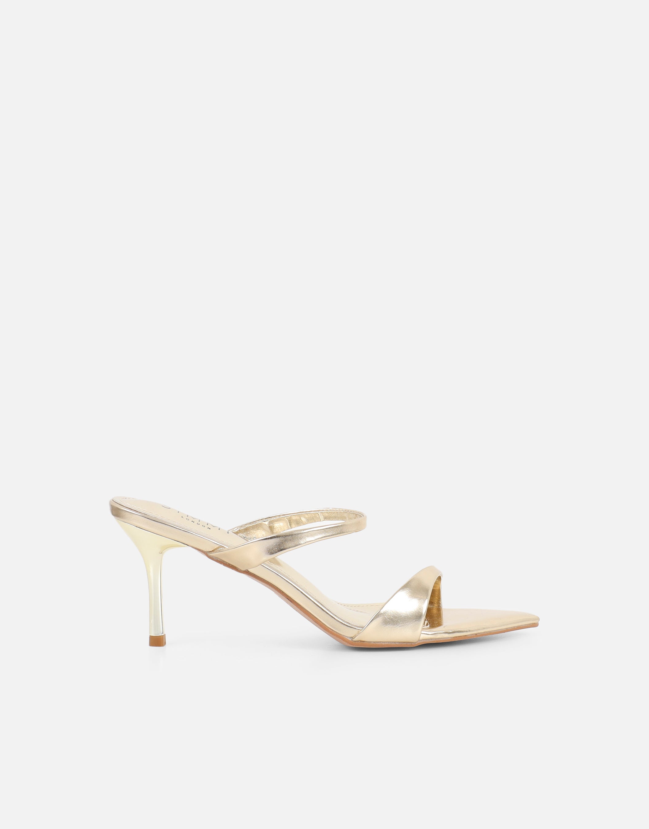 Pearl Gold Metallic Mules | SIMMI London