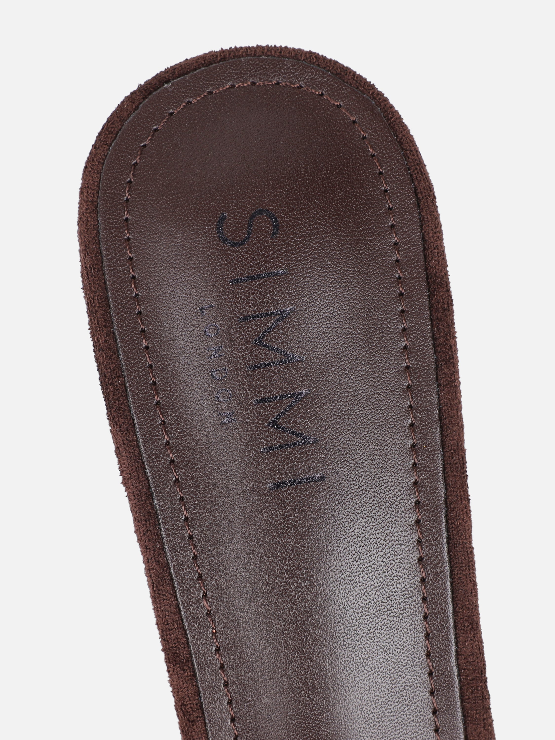Silvia Brown Suede Peep Toe Heeled Sandals | SIMMI London